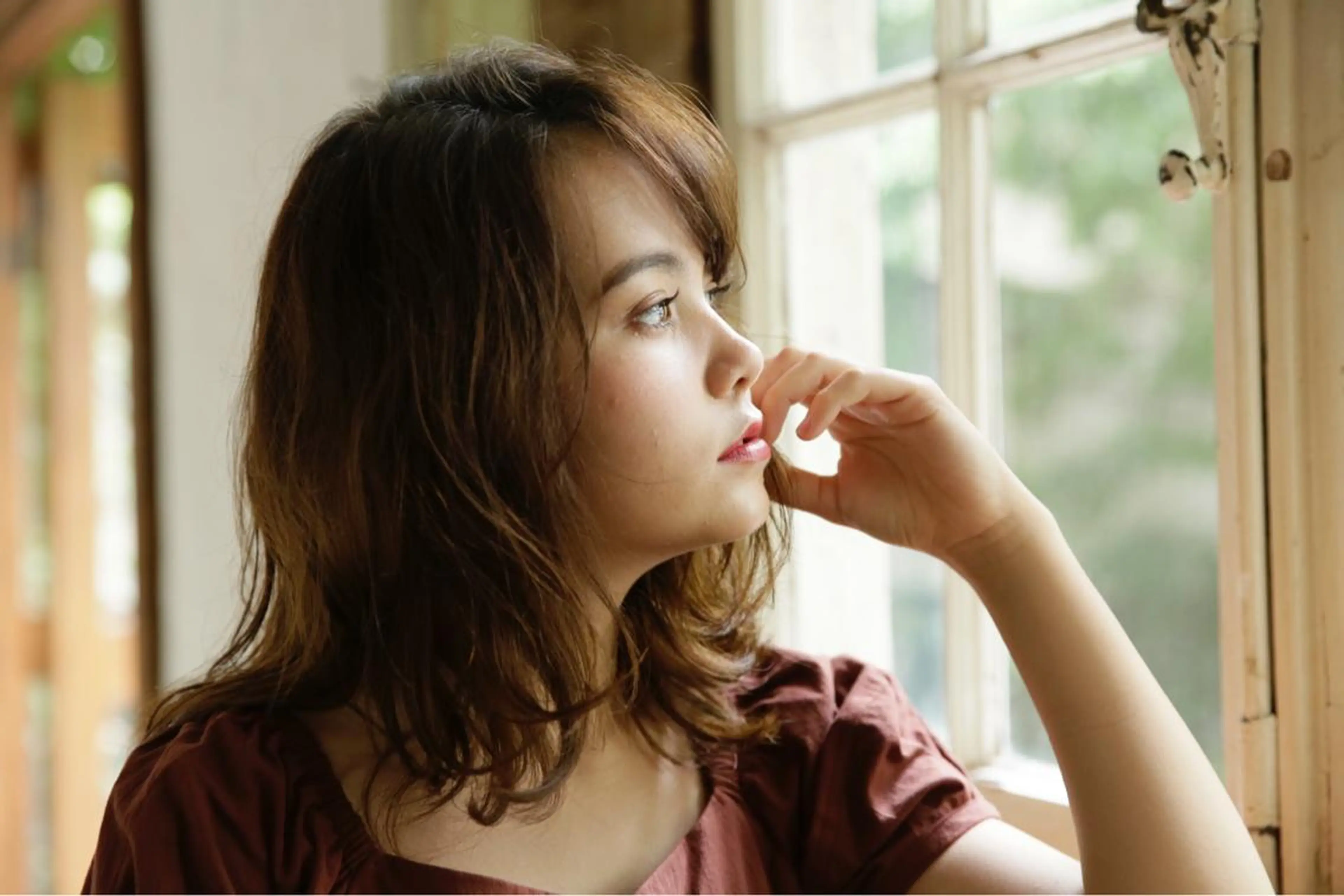 ミディアム 庄司 美佑樹のヘアスタイル