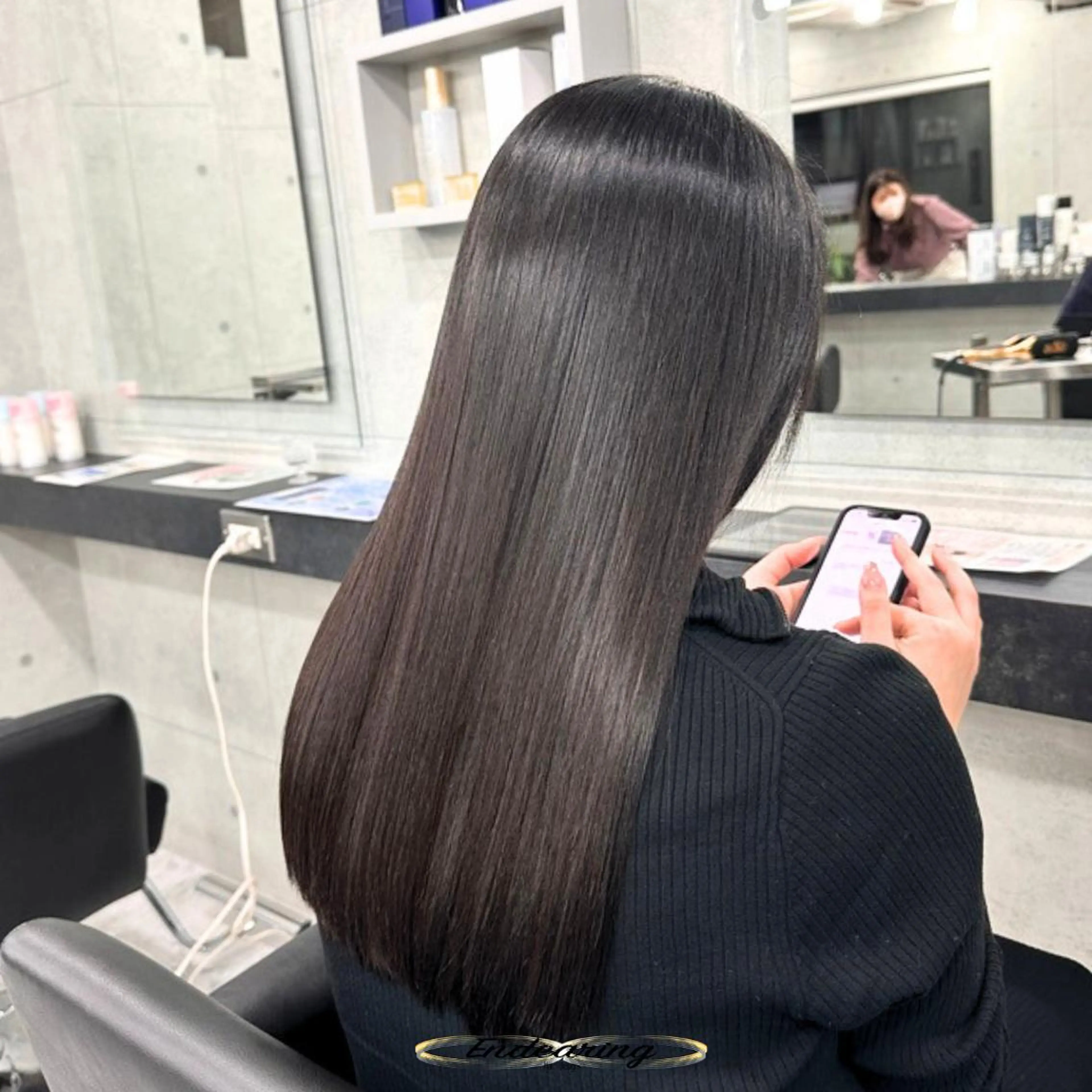 ロング 髪質改善 ロング トリートメント 酸熱トリートメント トリートメント Endearing 銀座/レイヤーカットのヘアスタイル