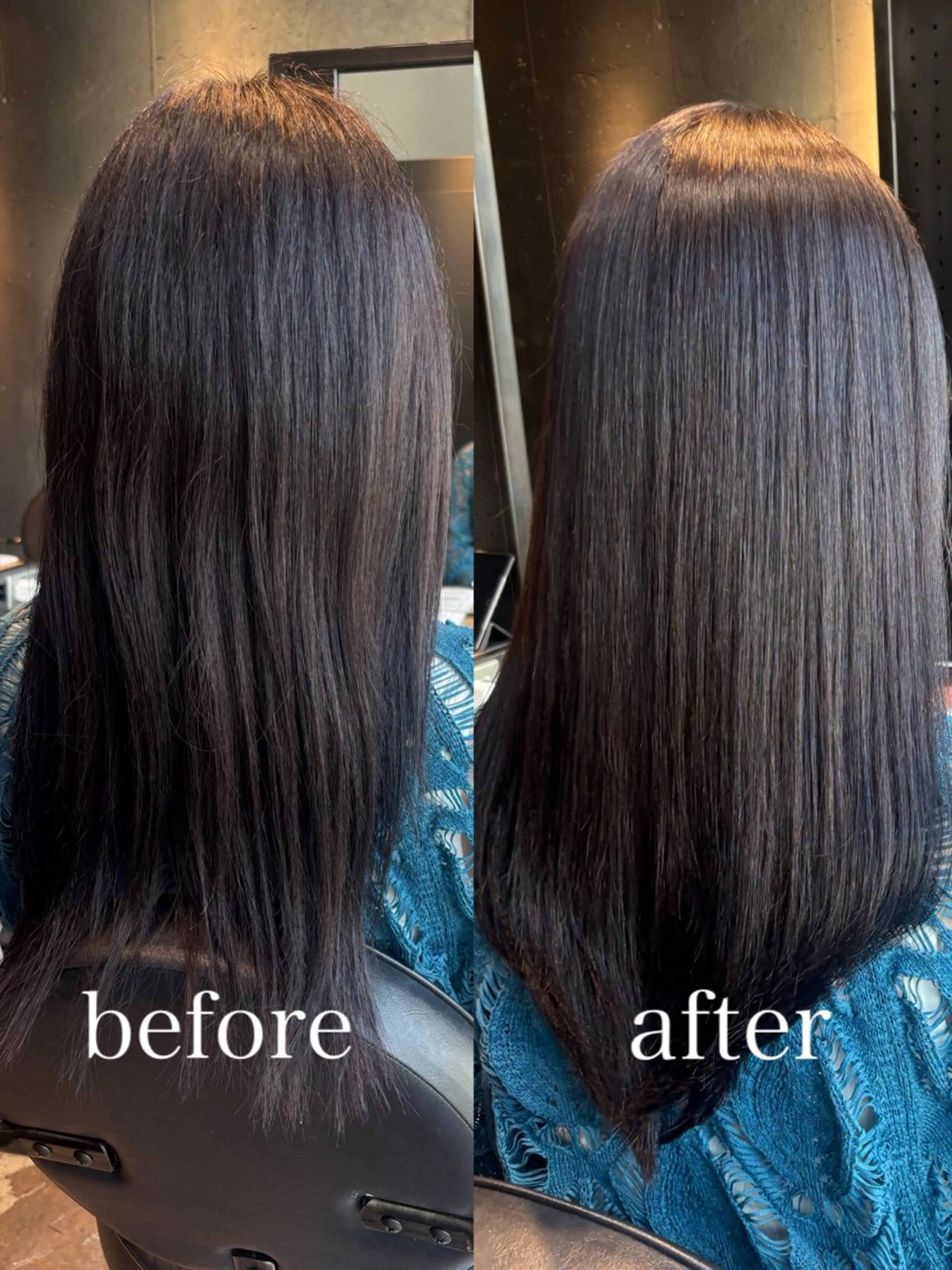 ロング 縮毛矯正 トリートメント 透明感カラー/ 矯正/まな⭐️のヘアスタイル