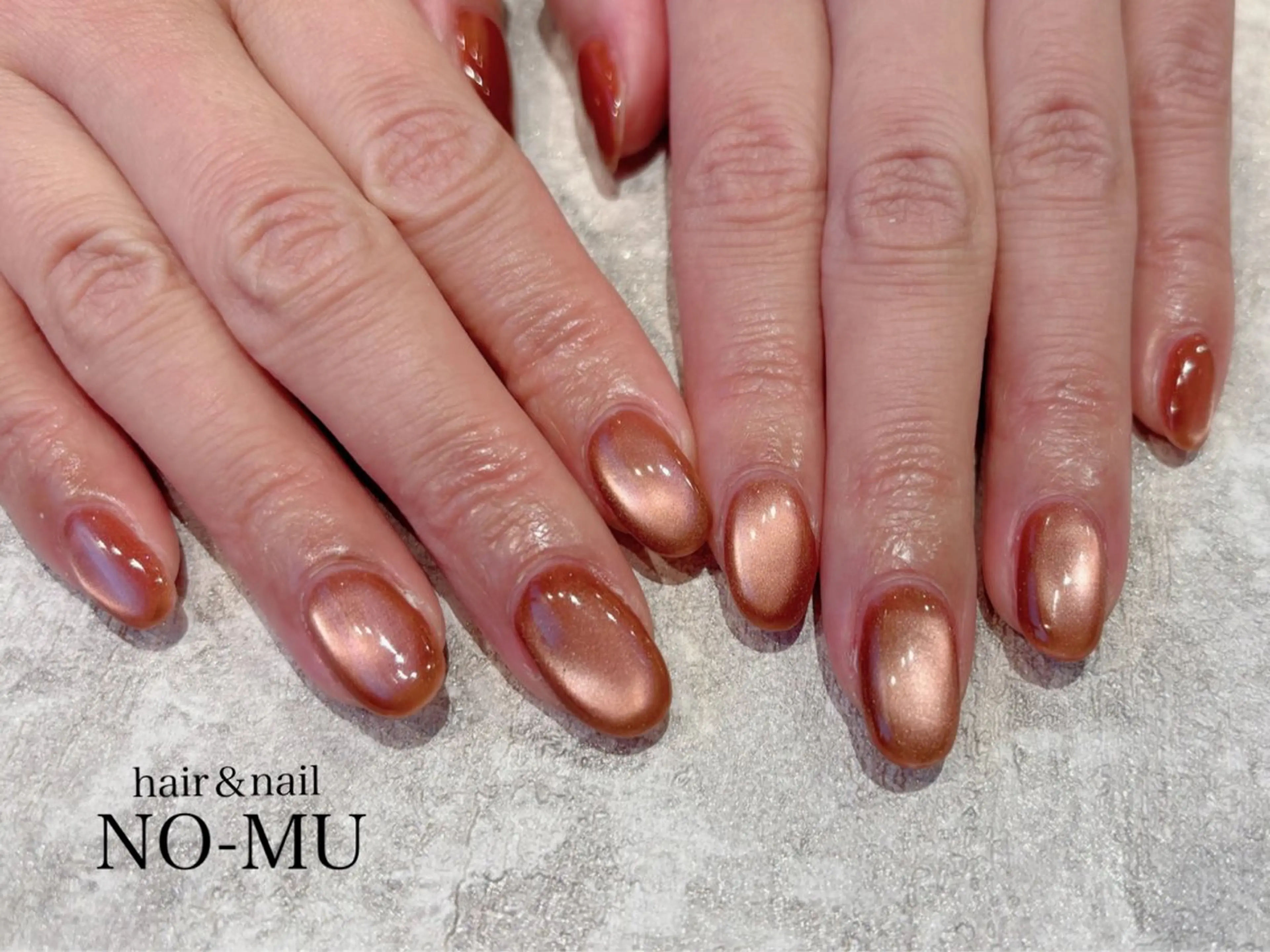 ネイル マグネットネイル ハンドネイル hair&nail NO-MUのネイルデザイン
