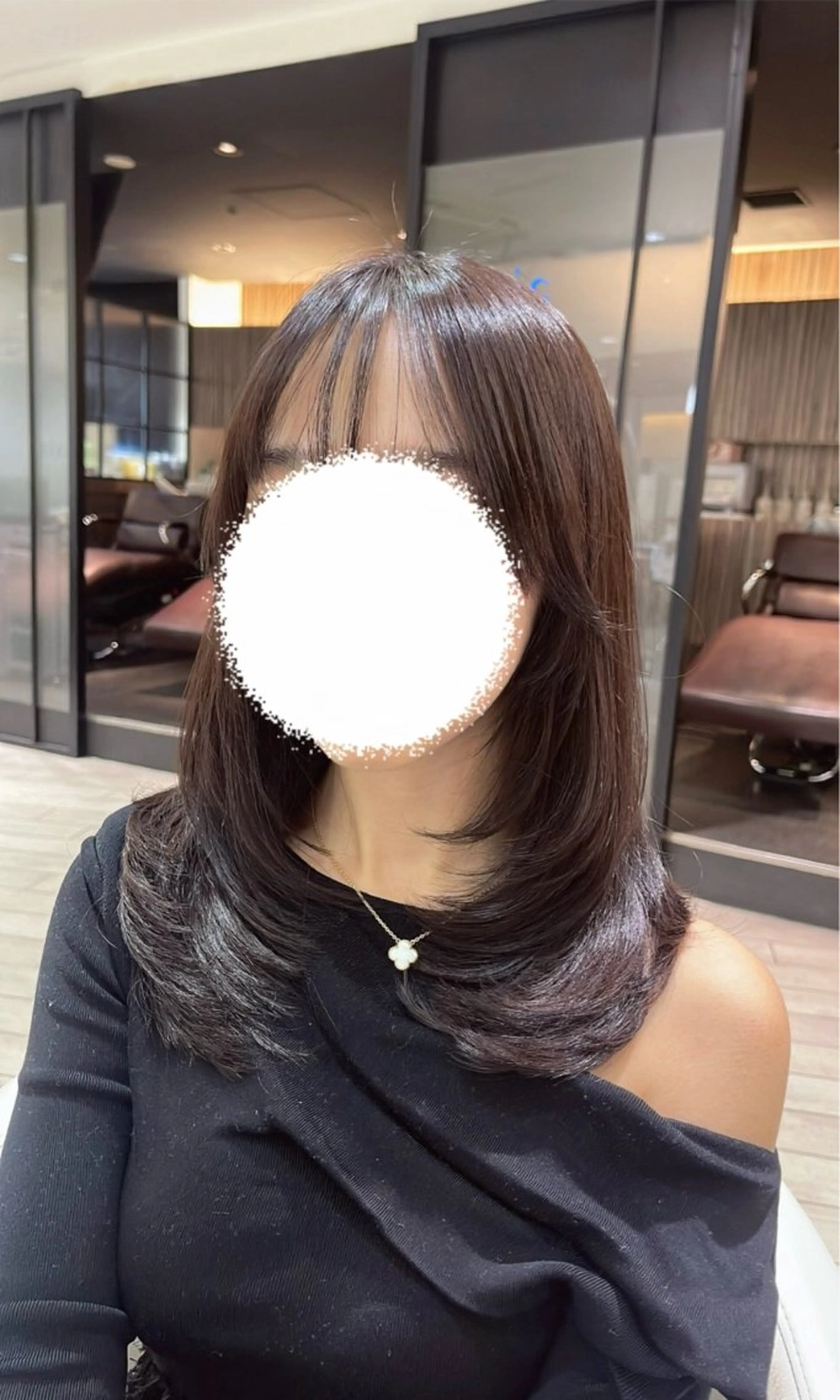 セミロング 【AIR銀座】 園田萌華のヘアスタイル