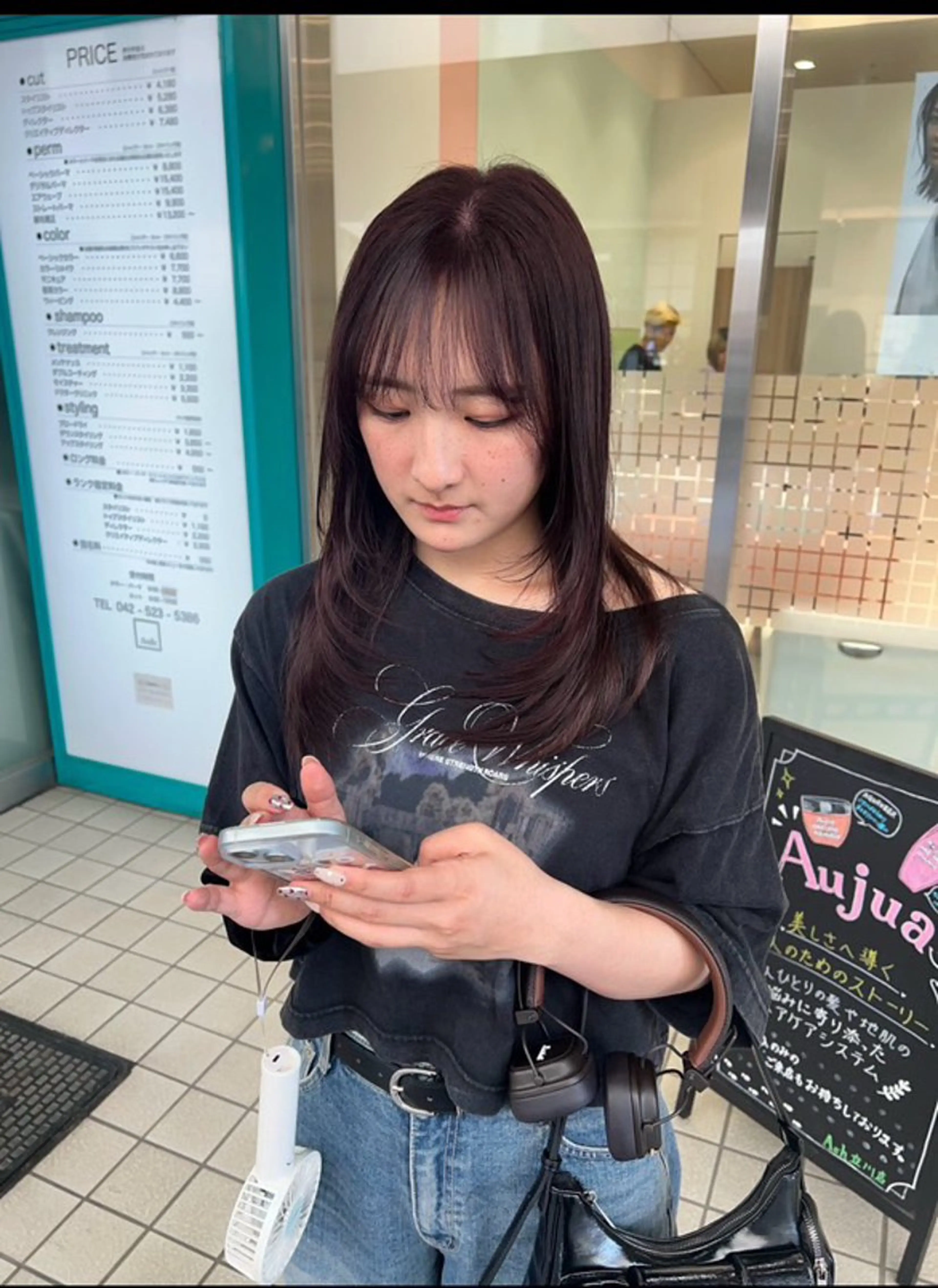 ロング 駒形 七海のヘアスタイル