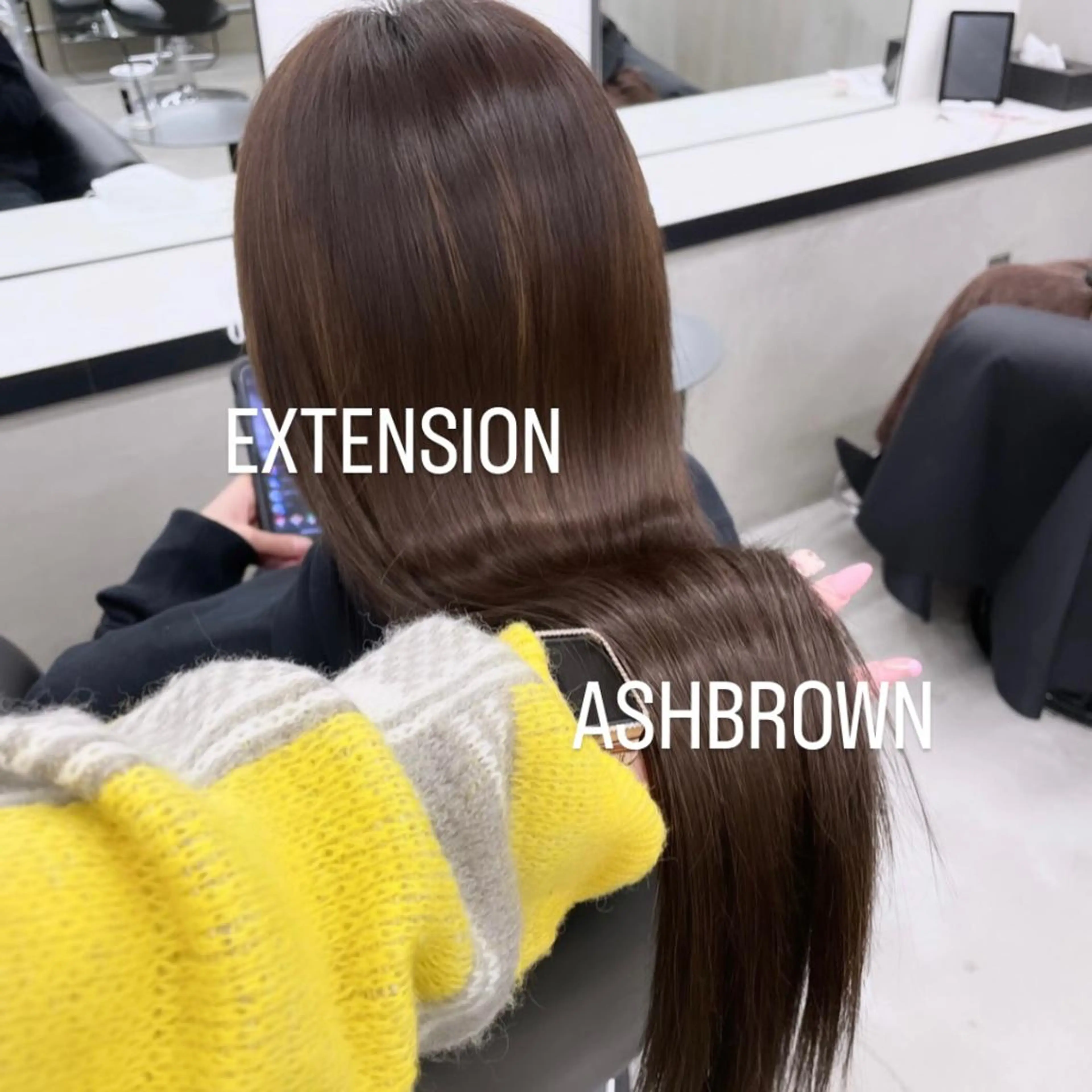 ロング カラー ヘアカラー エクステ エクステ🩵ブリーチ 韓国ヘア🩵KAEのヘアスタイル