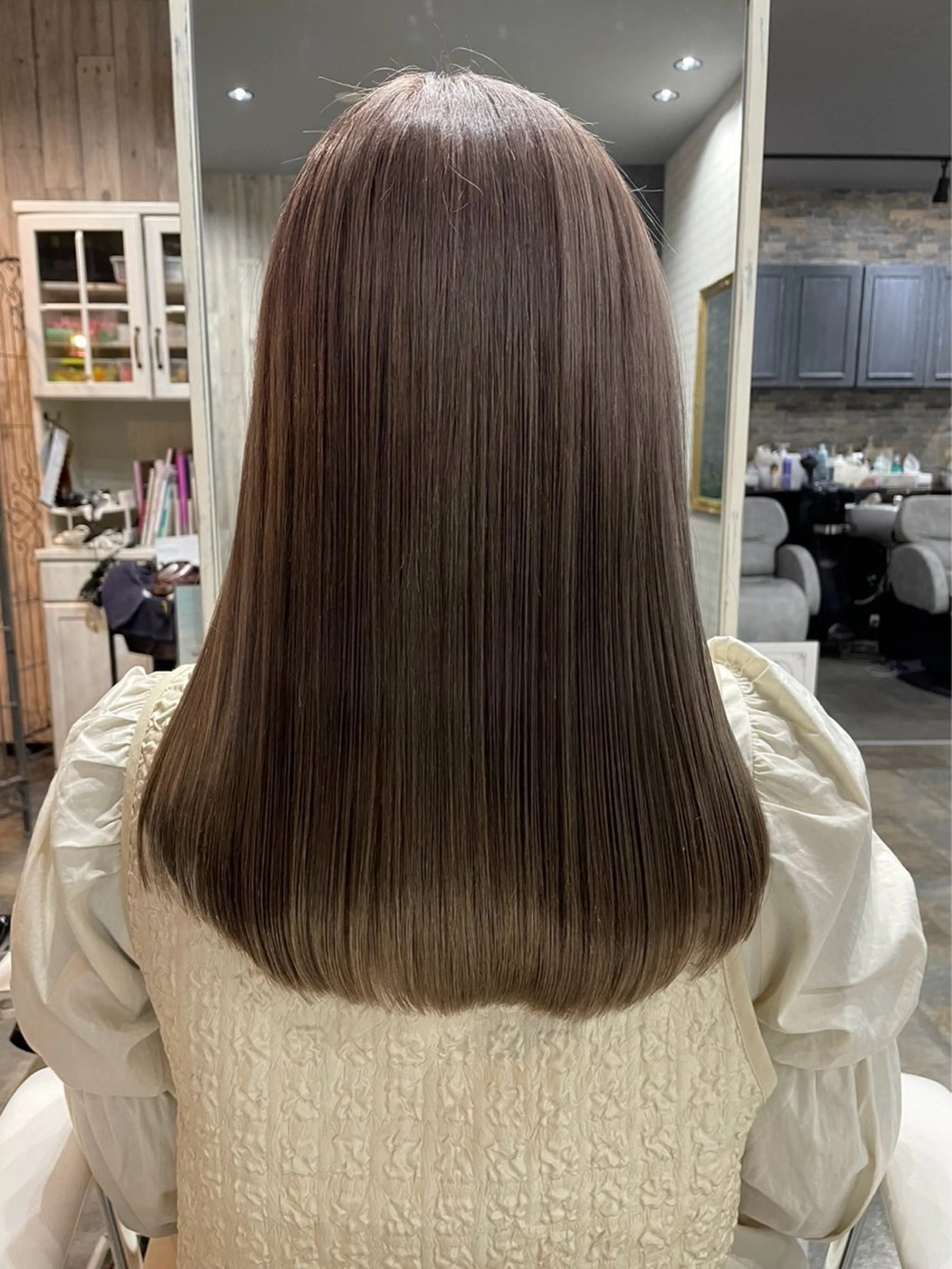 セミロング 本田 大和のヘアスタイル