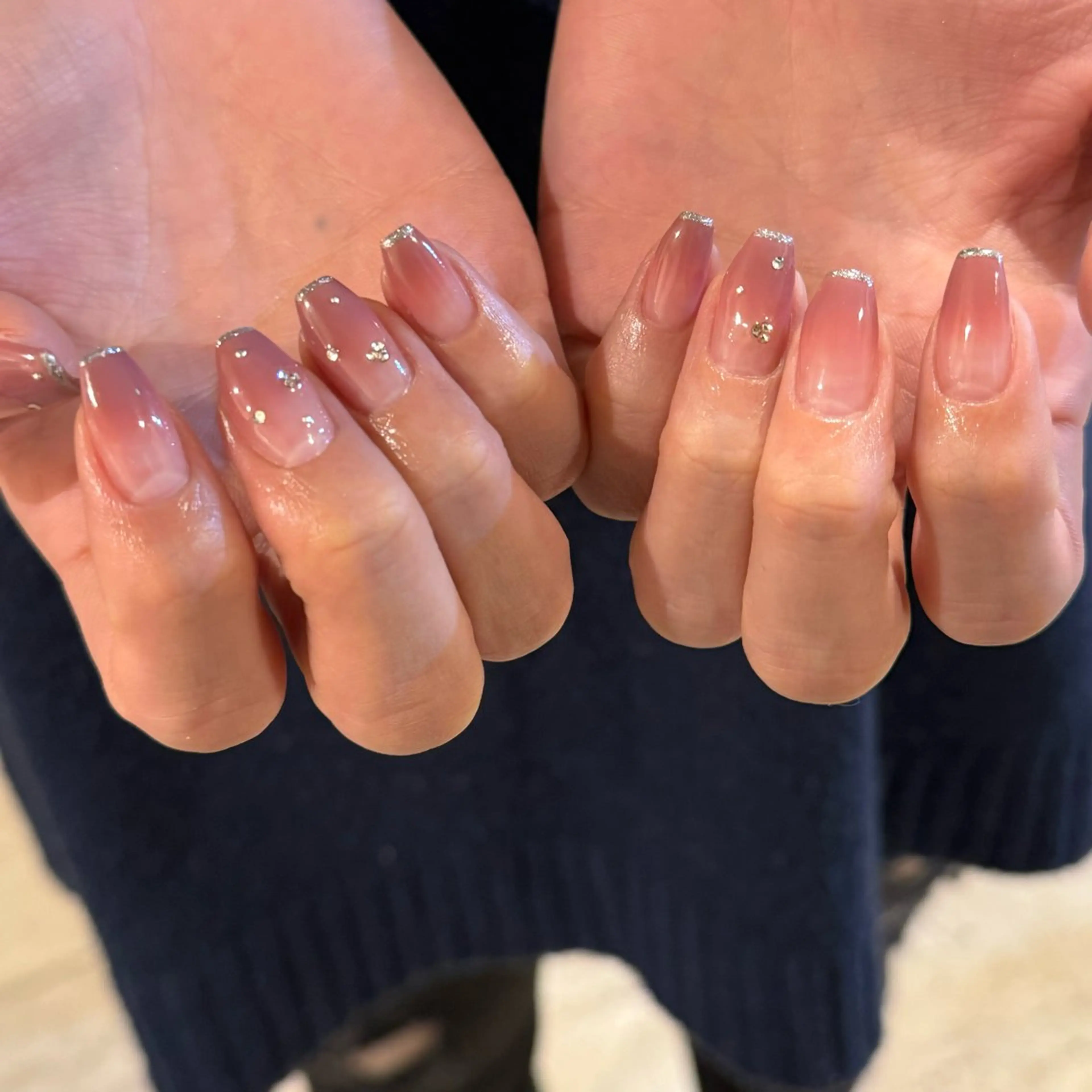 ネイル ピンク ハンドネイル 𝐫𝐚𝐢 𝐧𝐚𝐢𝐥のネイルデザイン