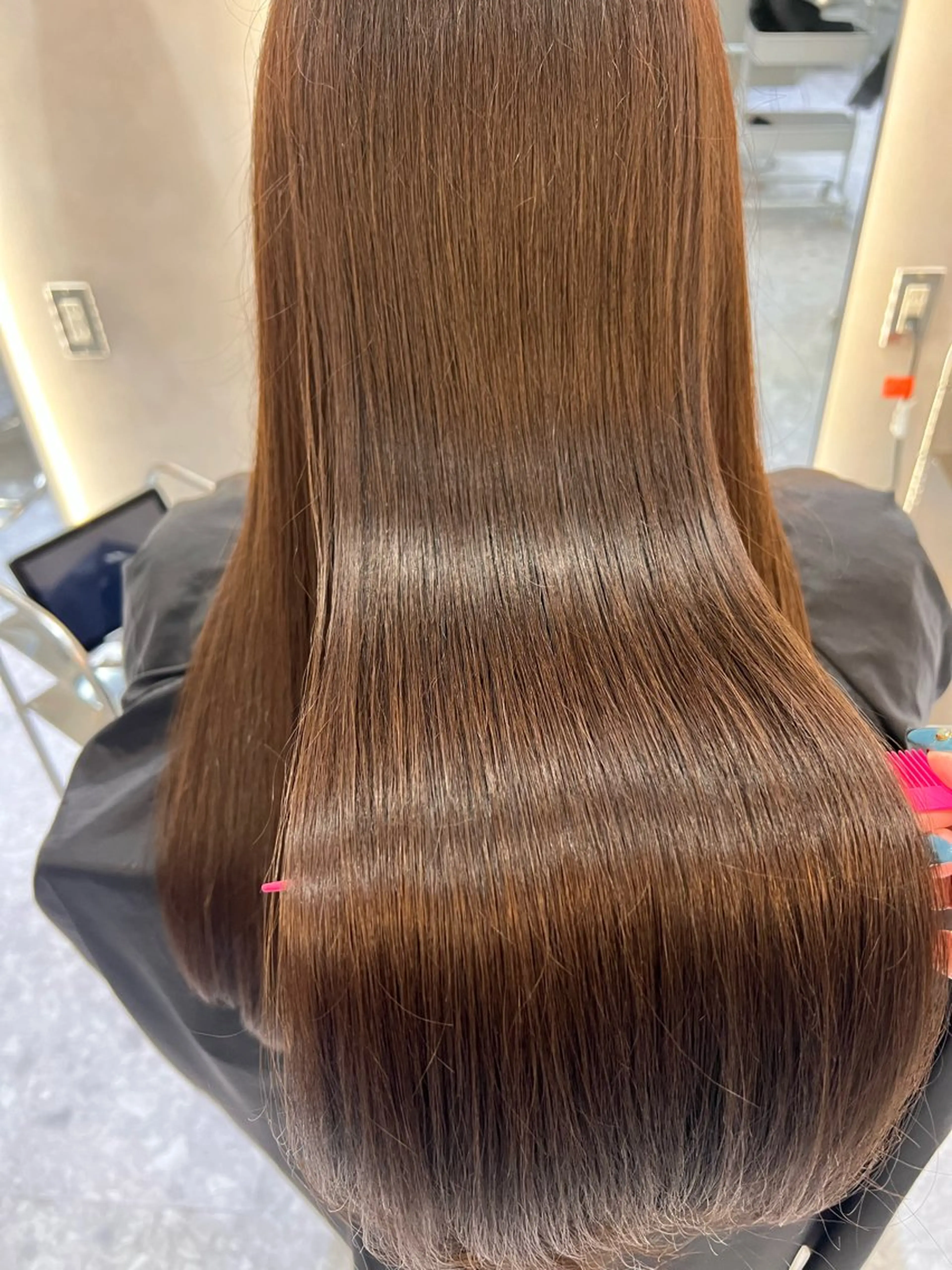 ロング カラー ブラウンカラー 透明感カラー 髪質改善 トリートメント COMOREVI hair salon所属・KANA🌿透明感/ レイヤーcut🌿のヘアスタイル
