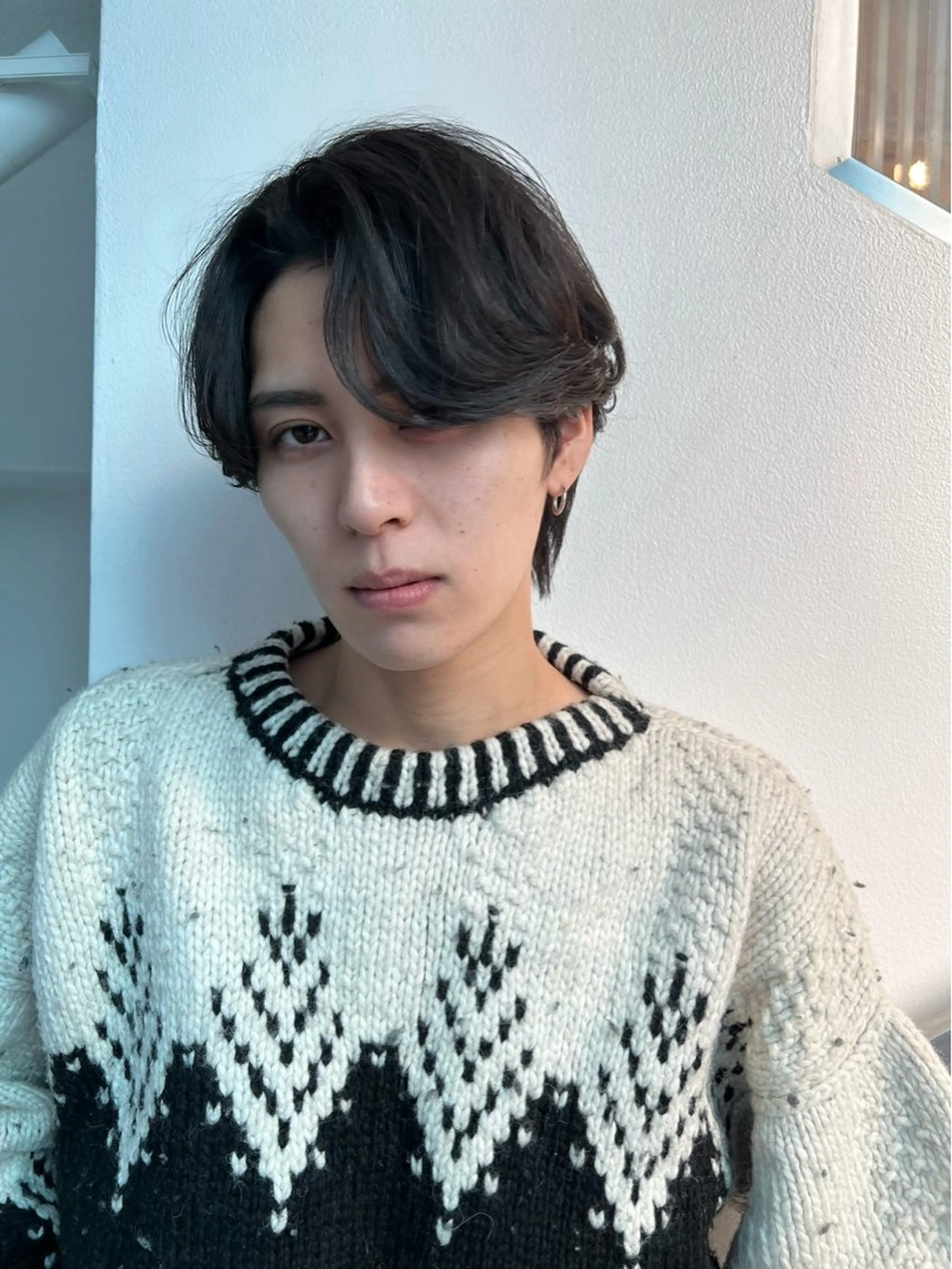 《縮毛》メンズ縮毛矯正〔曲がるストレート〕【U29】の写真