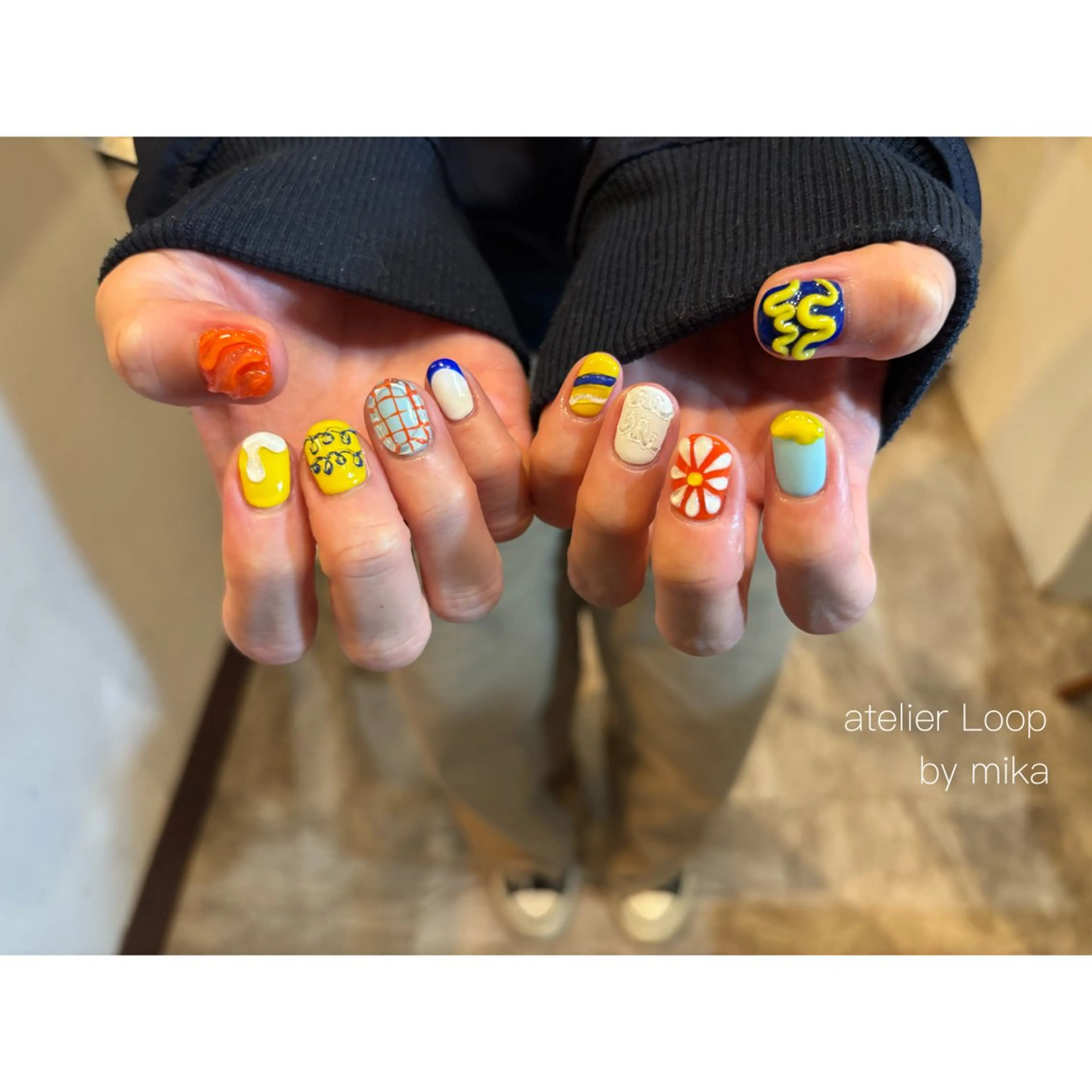 ネイル ニュアンスネイル ハンドネイル atelier Loop♪MIKAのネイルデザイン