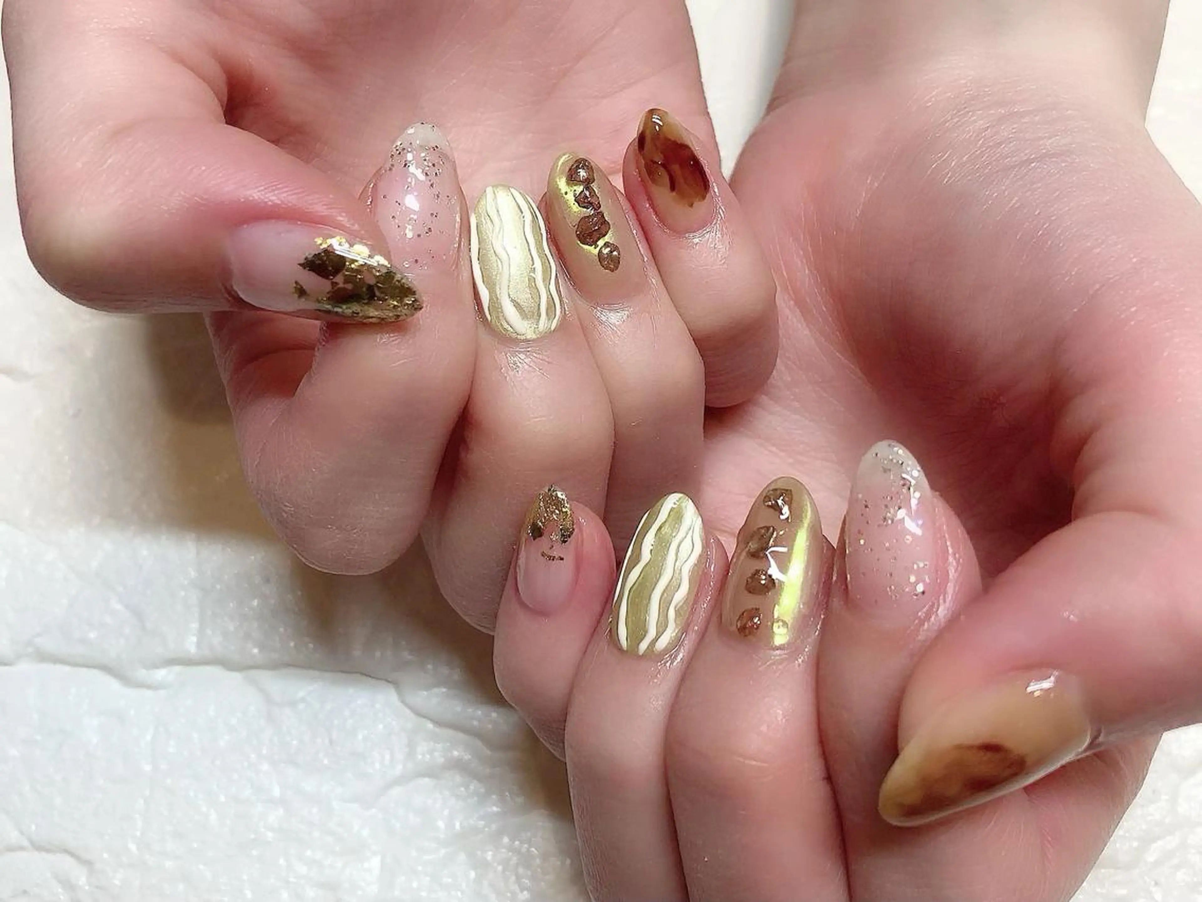 120分デザインやり放題10本フルアートキルティング類2本までの写真