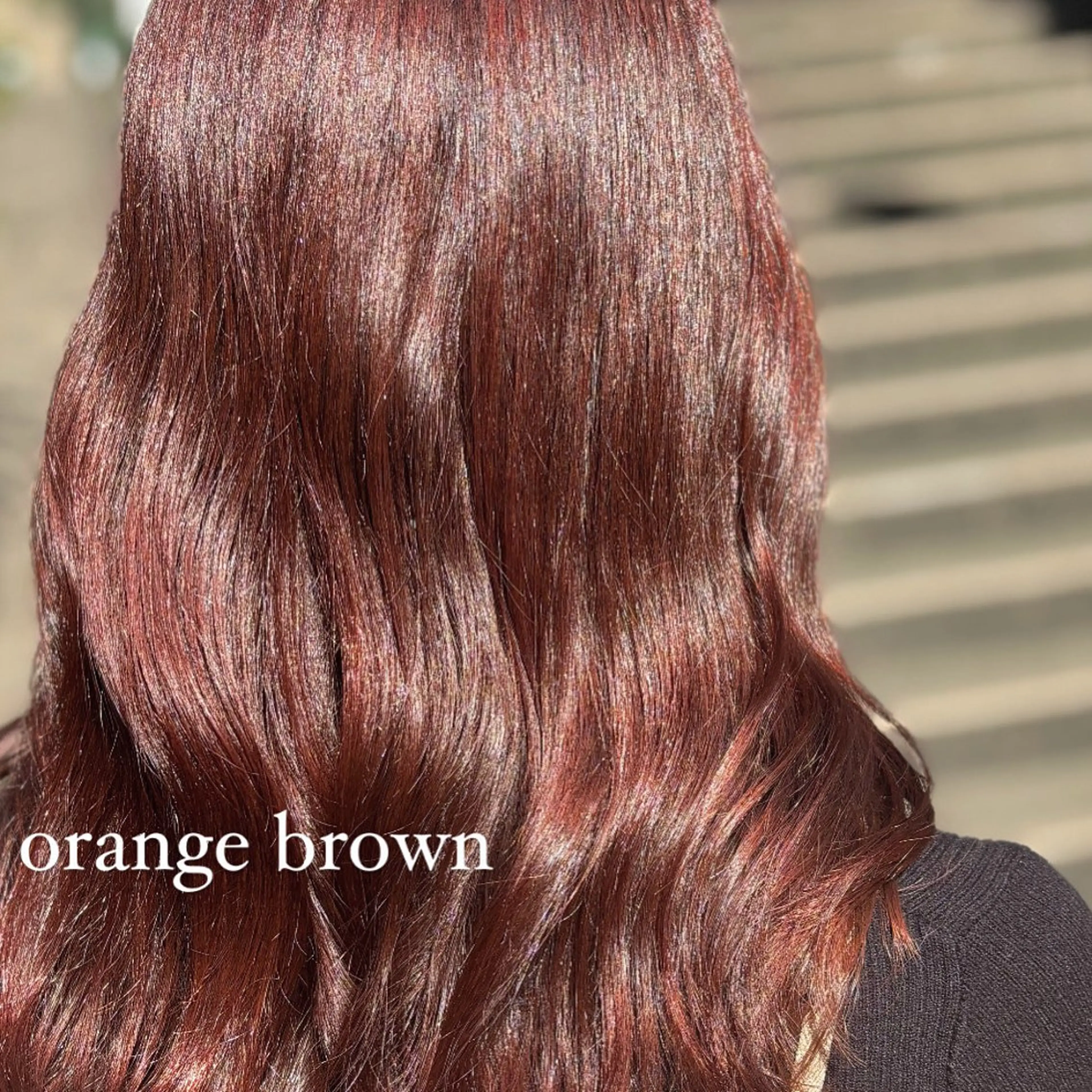 セミロング カラー 髪質改善カラー ブラウン🤎YUMEのヘアスタイル