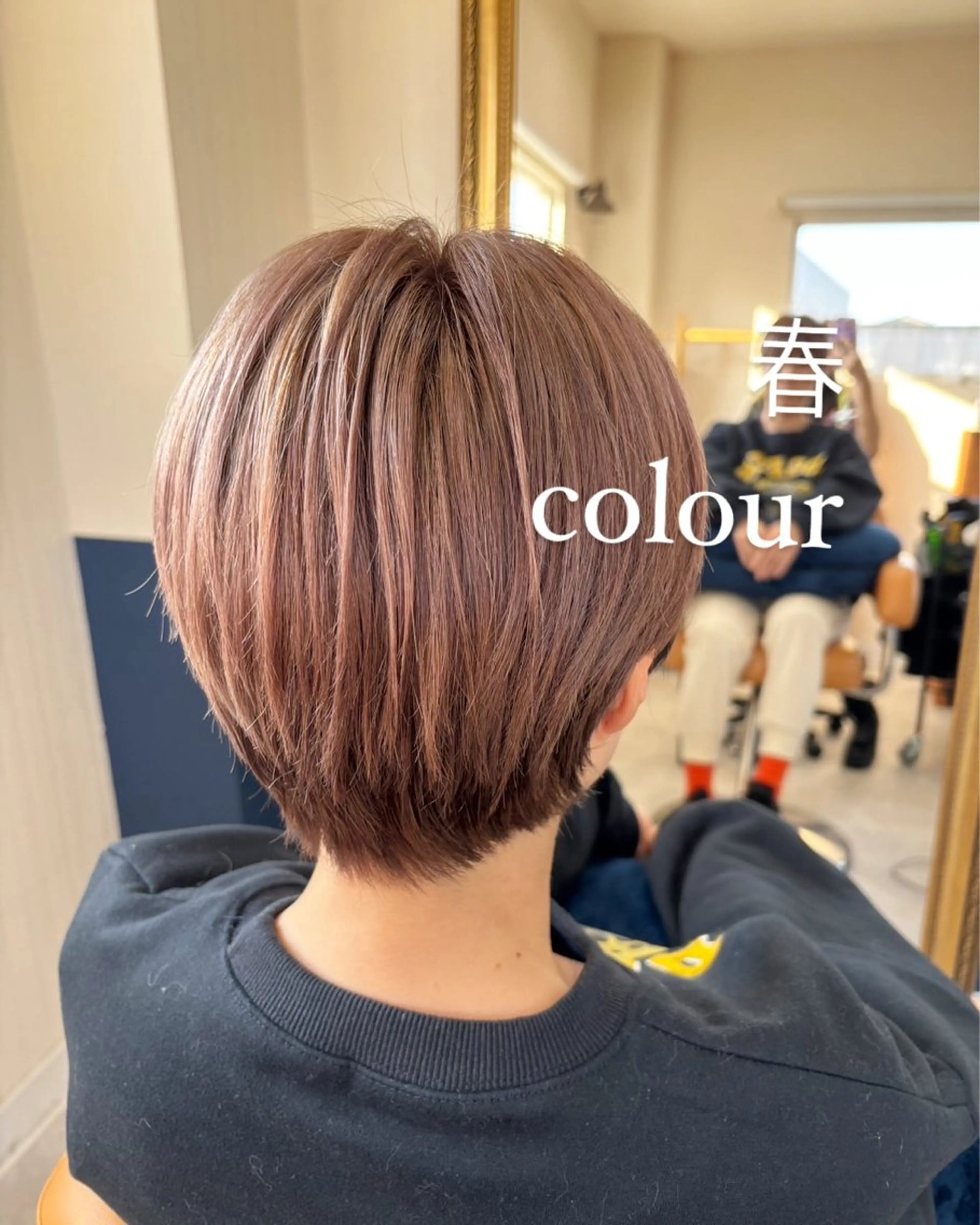 ショート カラー カット ヘアカラー 髪の家 tikiのヘアスタイル
