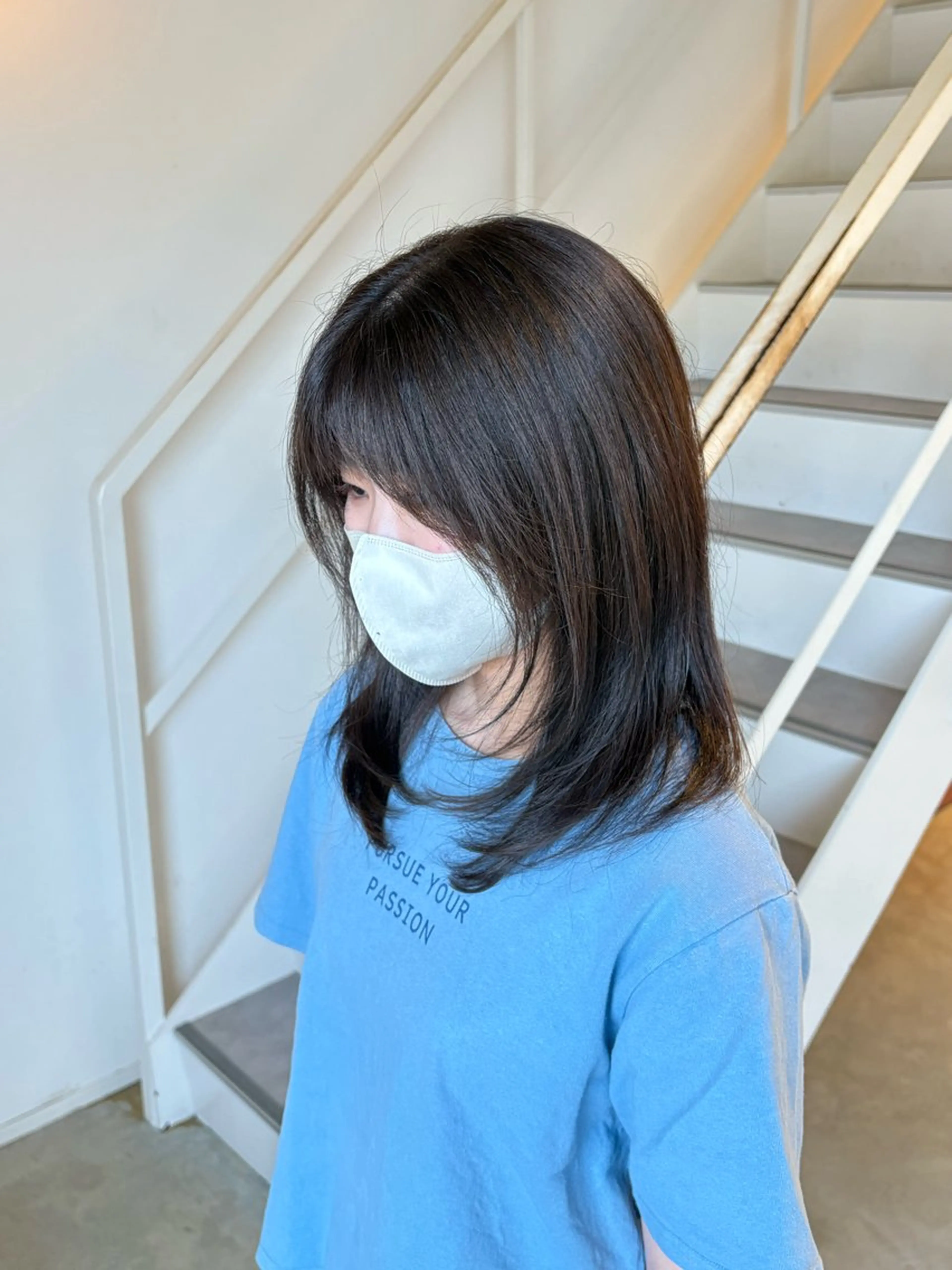 セミロング カラー カット ヘアカラー ヘッドスパ 【SASE】大人上品 💍/ユウガ⭐️のヘアスタイル