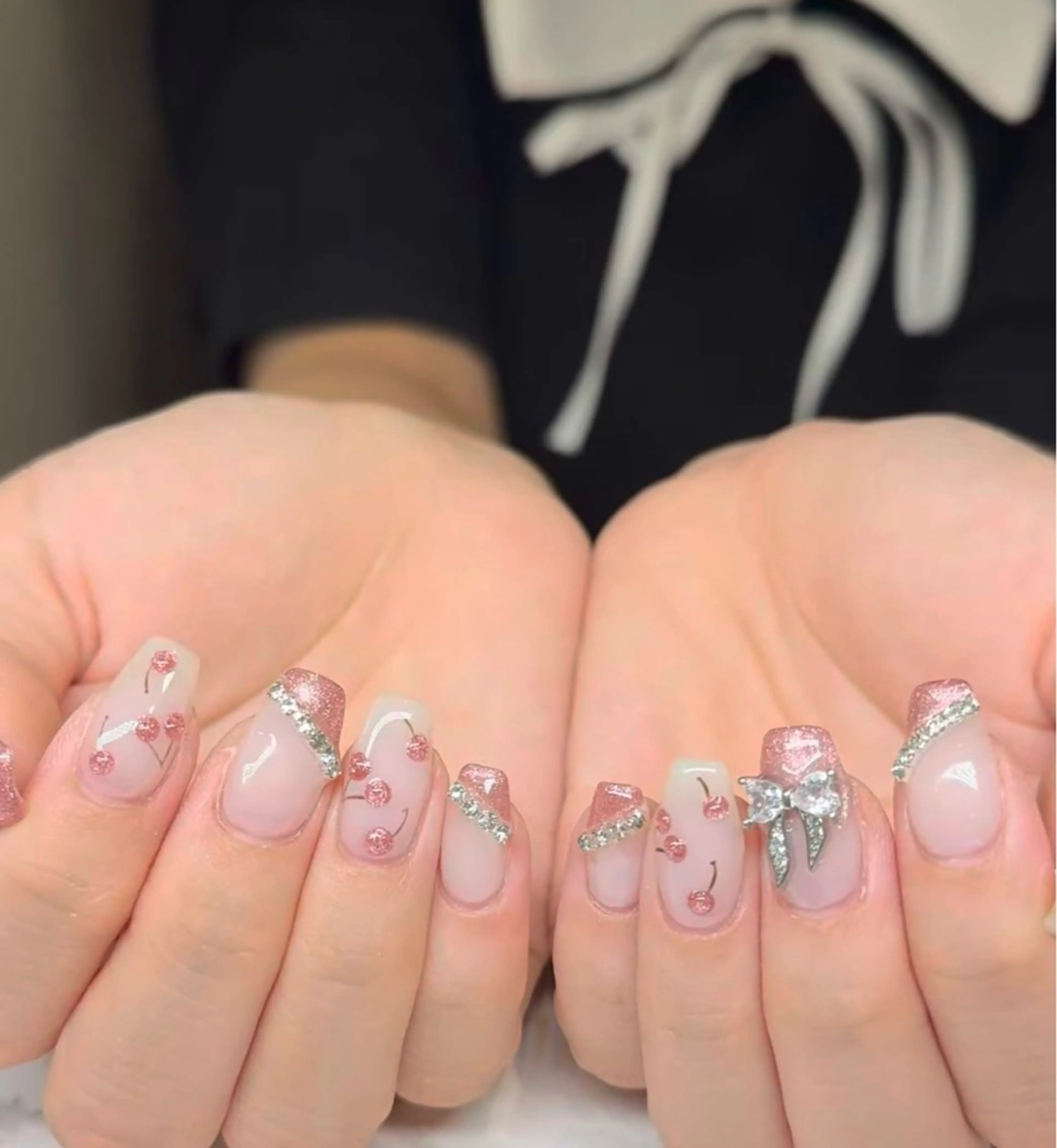 ネイル 韓国ネイル 持ち込み ニュアンスネイル ネイルチップ ハンドネイル TABI ANA.CHUOのネイルデザイン