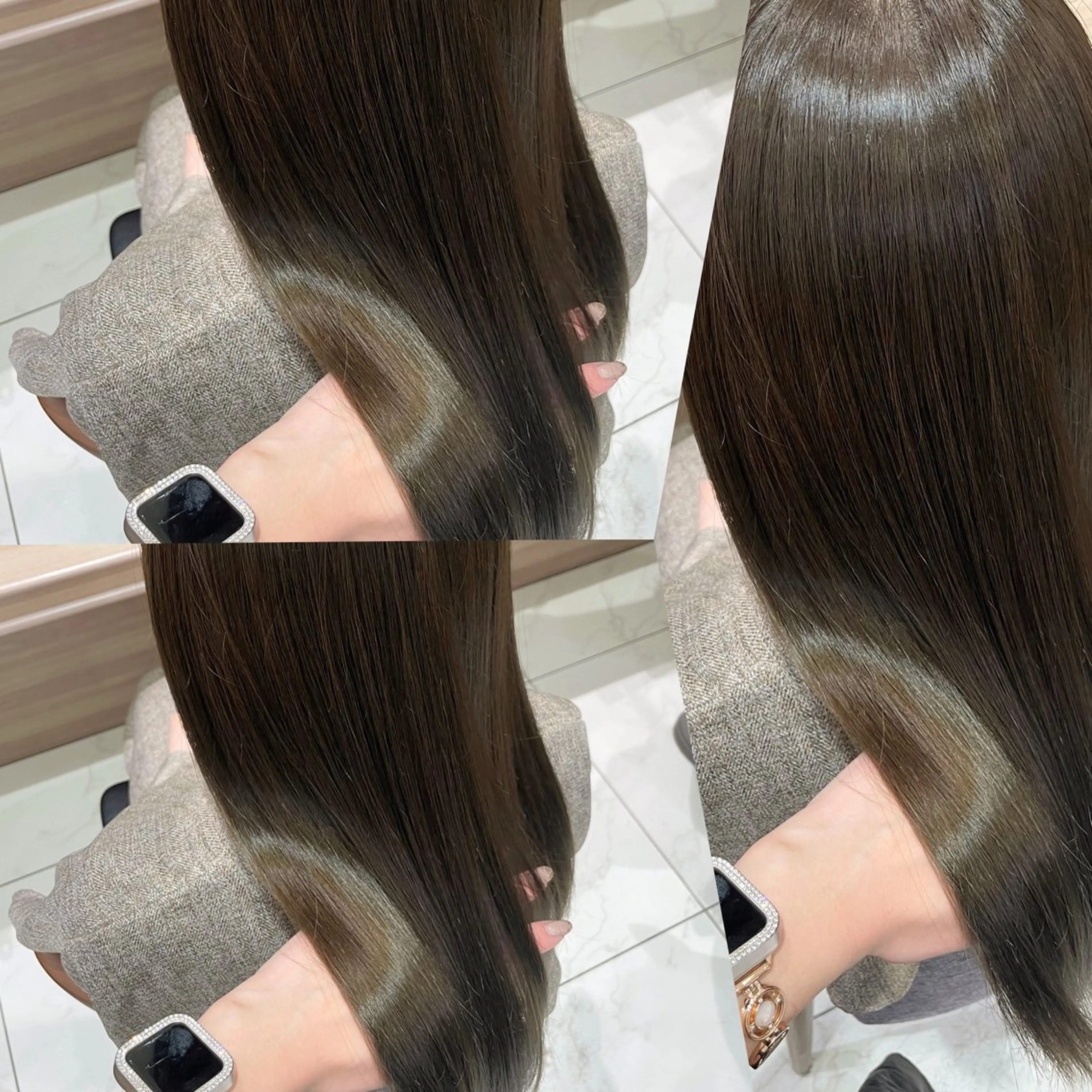 [人気No.3🍀]艶カラー×リペアトリートメントの写真