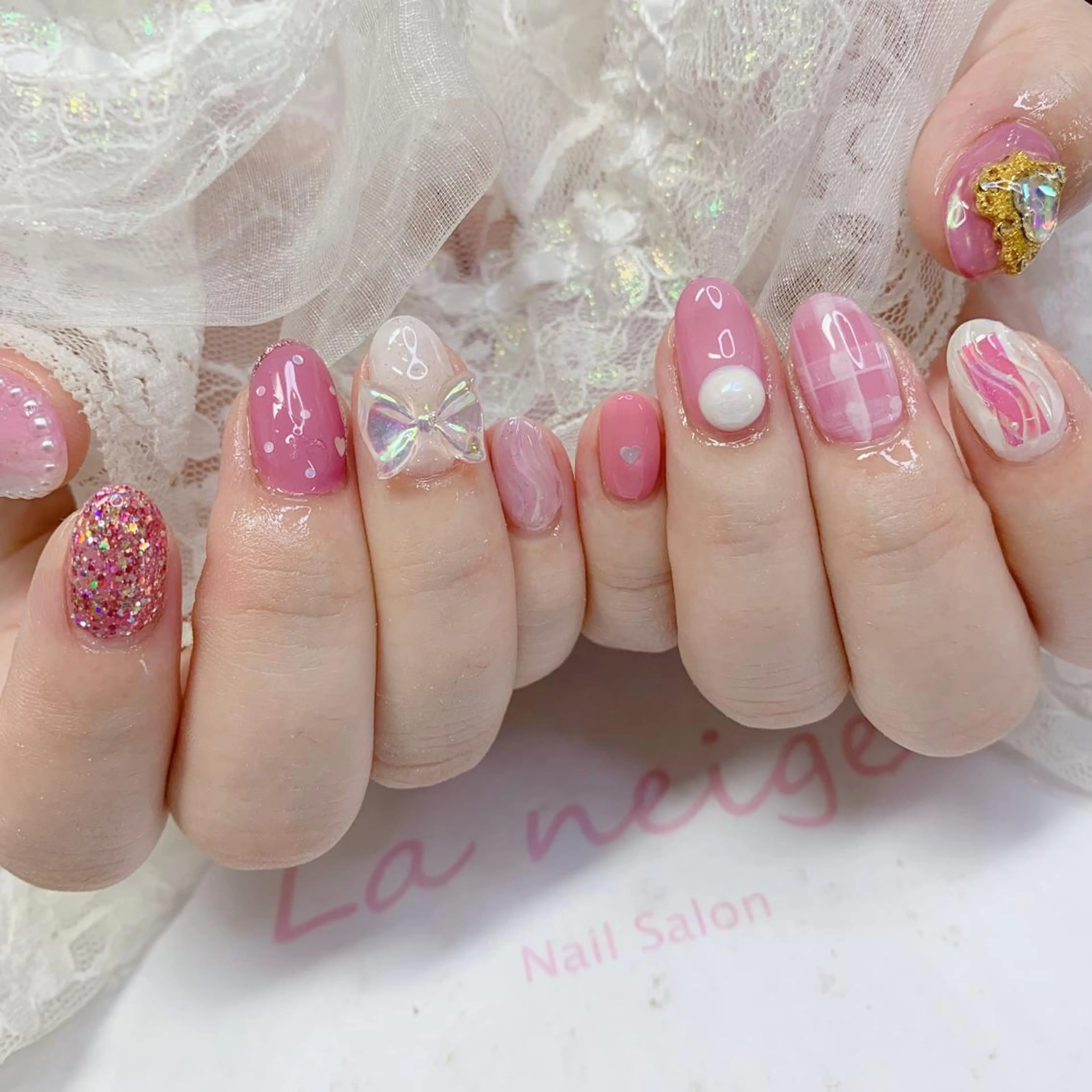 ネイル ハンドネイル La neige* yuki 🐩🌙のネイルデザイン