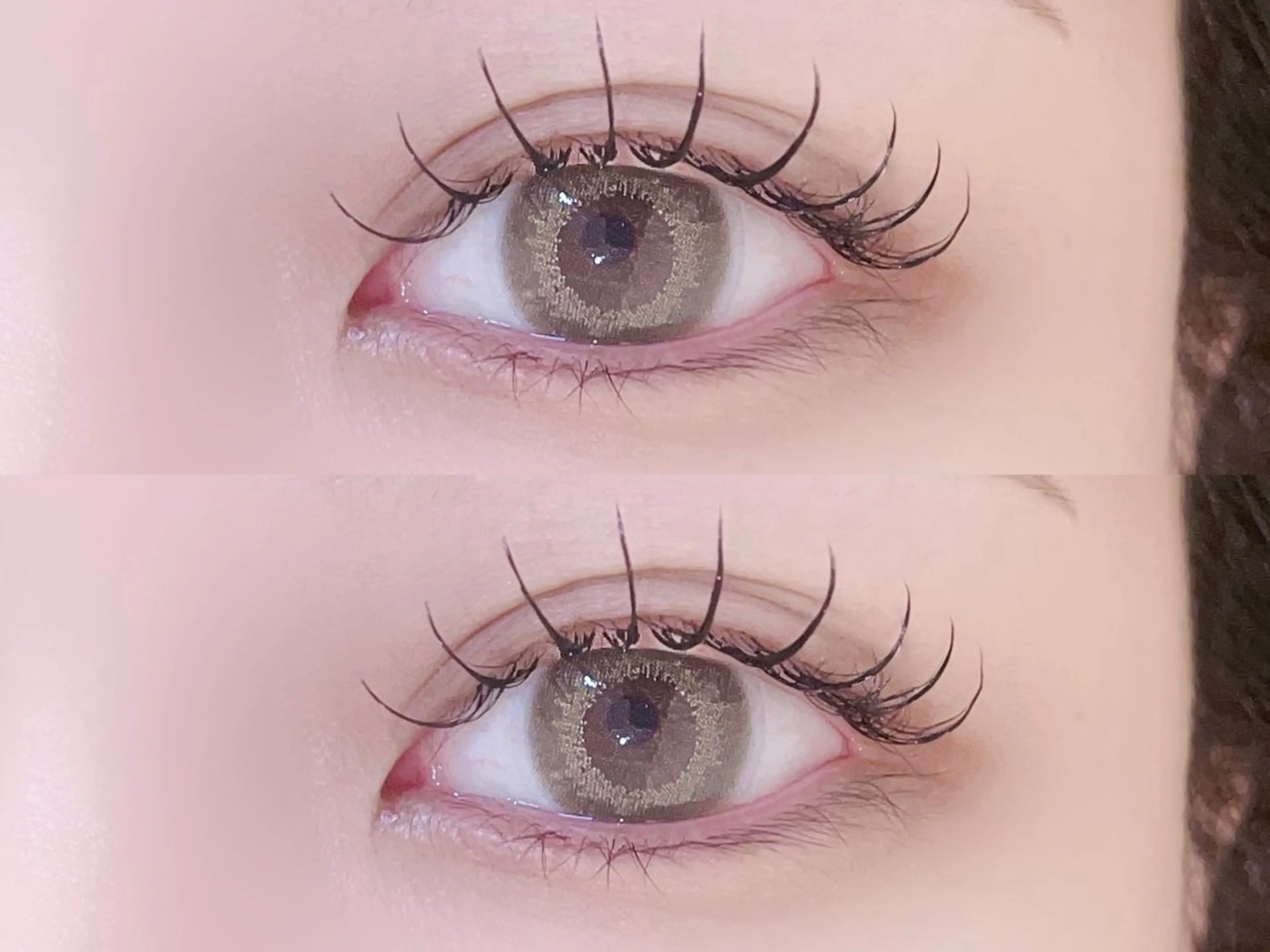 マツエク・マツパ 束感まつ毛 キュート フラットラッシュ マツエク 🎀束感/LEDエク Hibiki🎀のマツエク・マツパデザイン