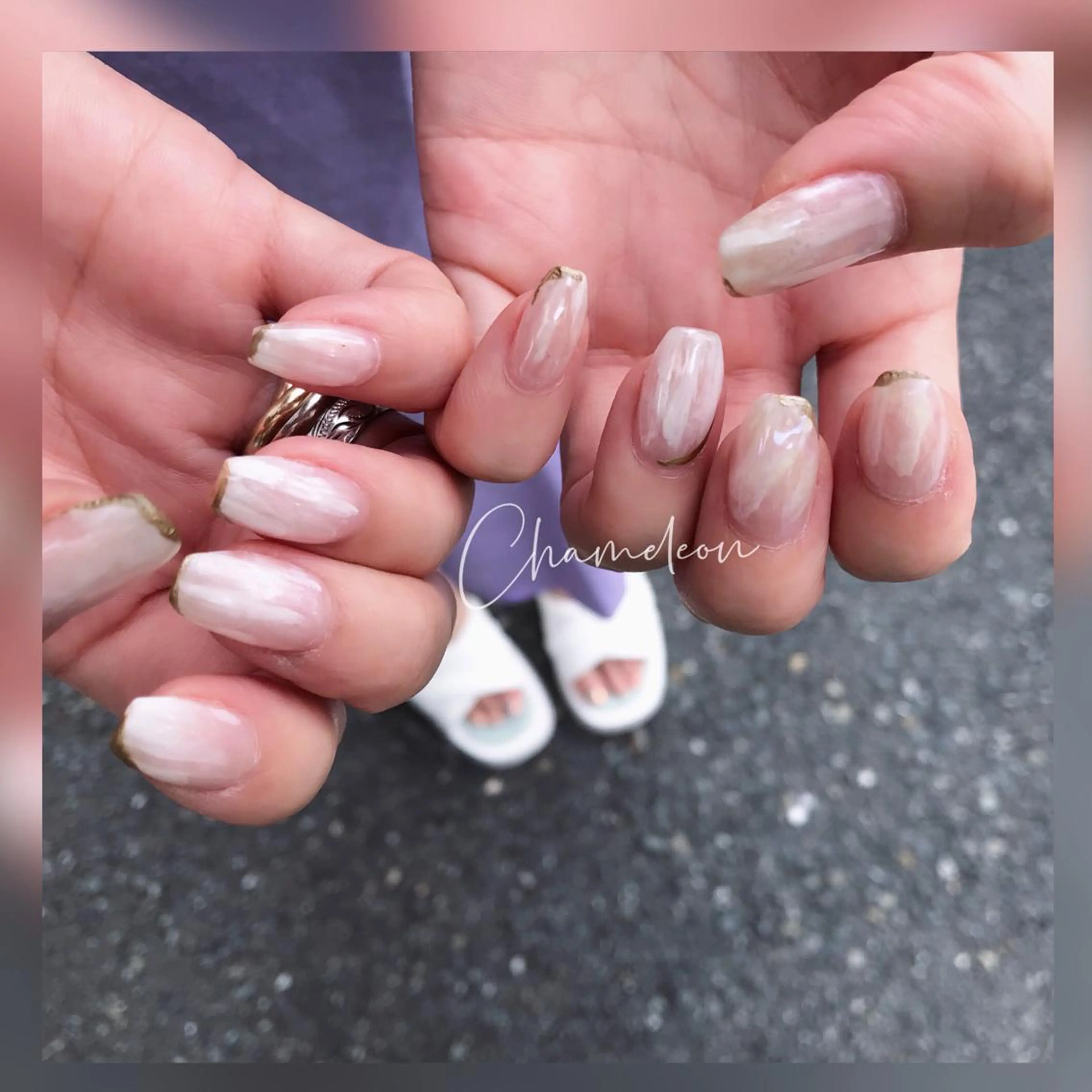 ネイル ハンドネイル 《カメレオン》 西田美輝のヘアスタイル