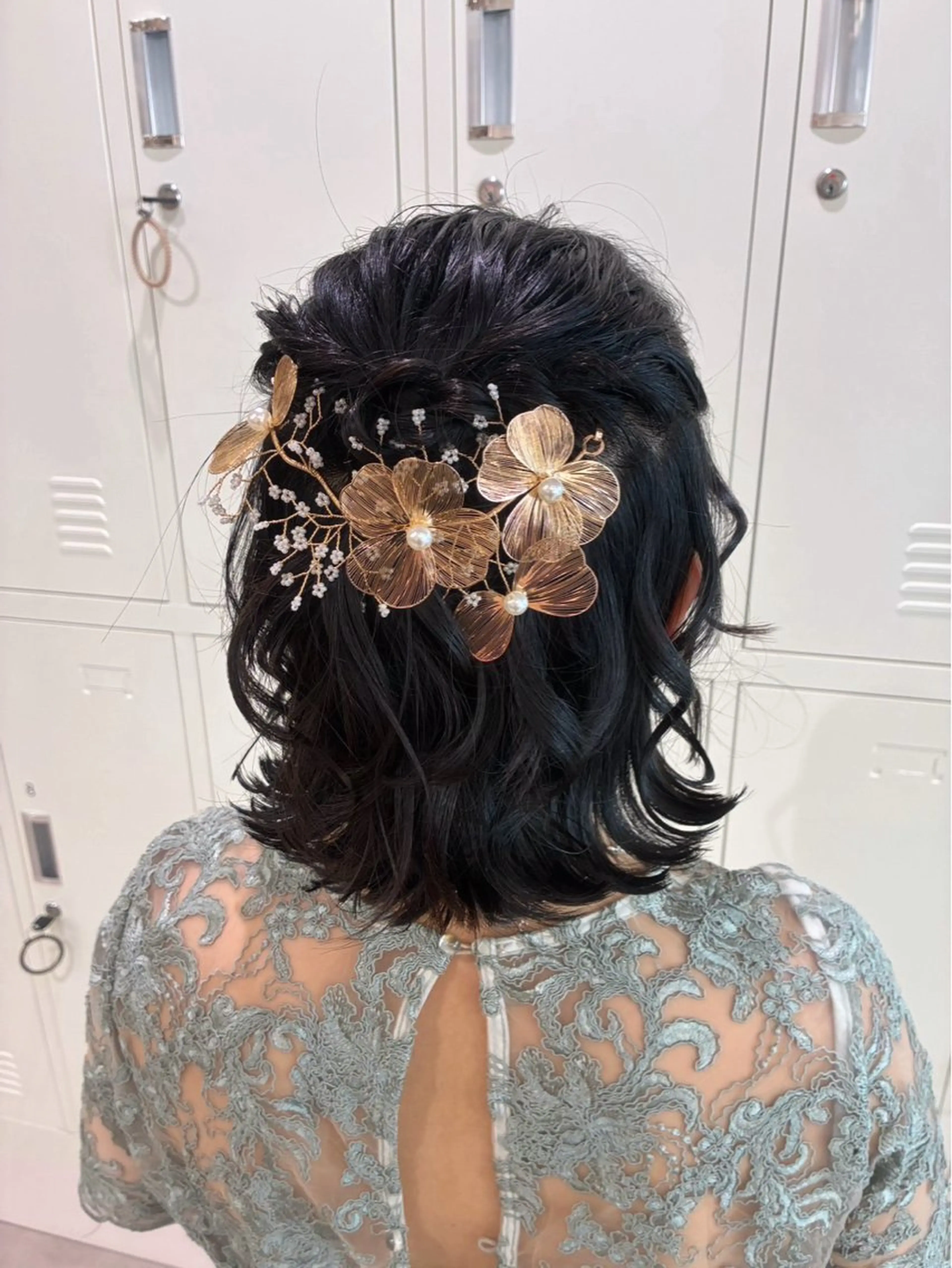 ミディアム ヘアアレンジ 堀内 都姫のヘアスタイル