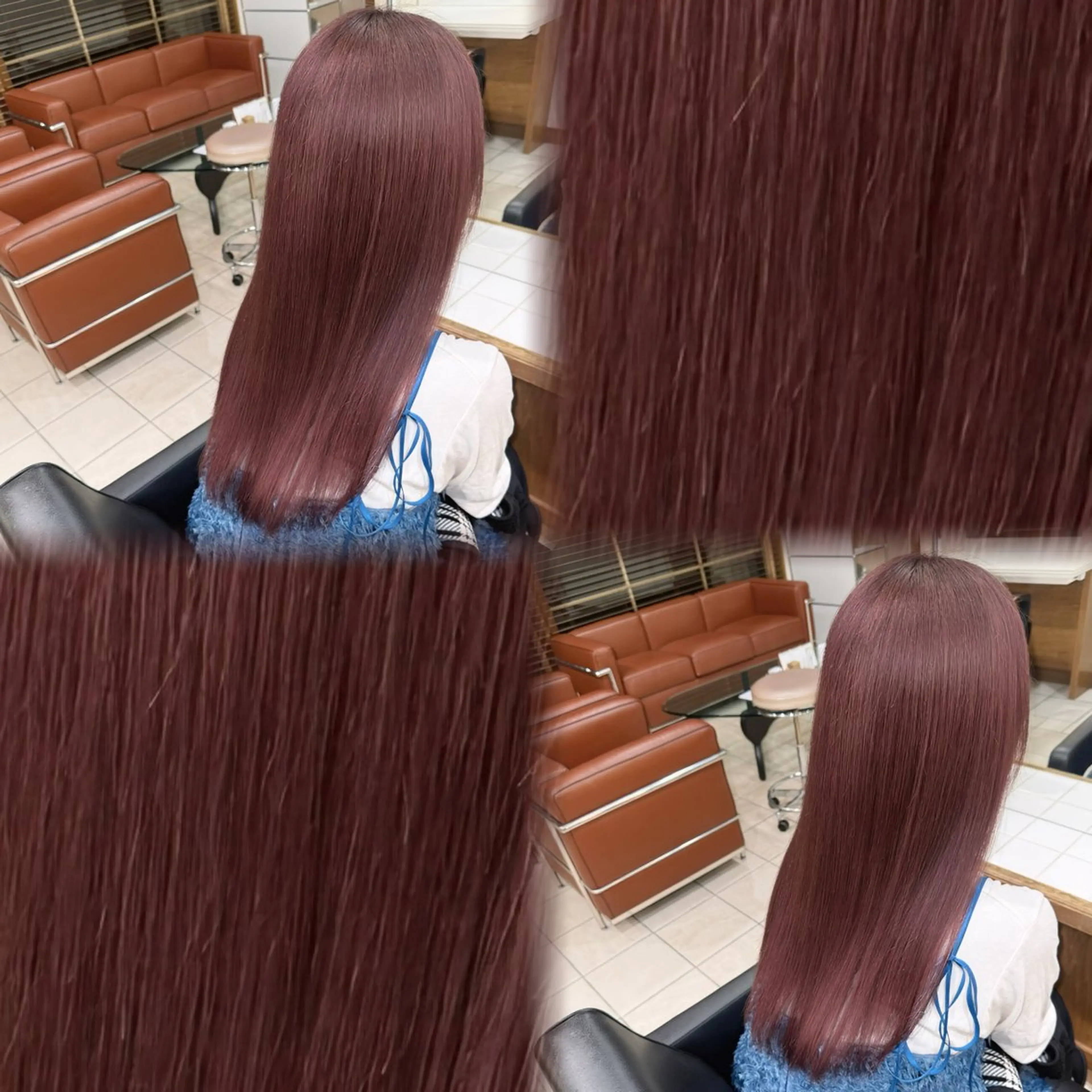 ロング カラー ヘアカラー 透明感カラー×レイヤ ー🧊横田 冴のヘアスタイル