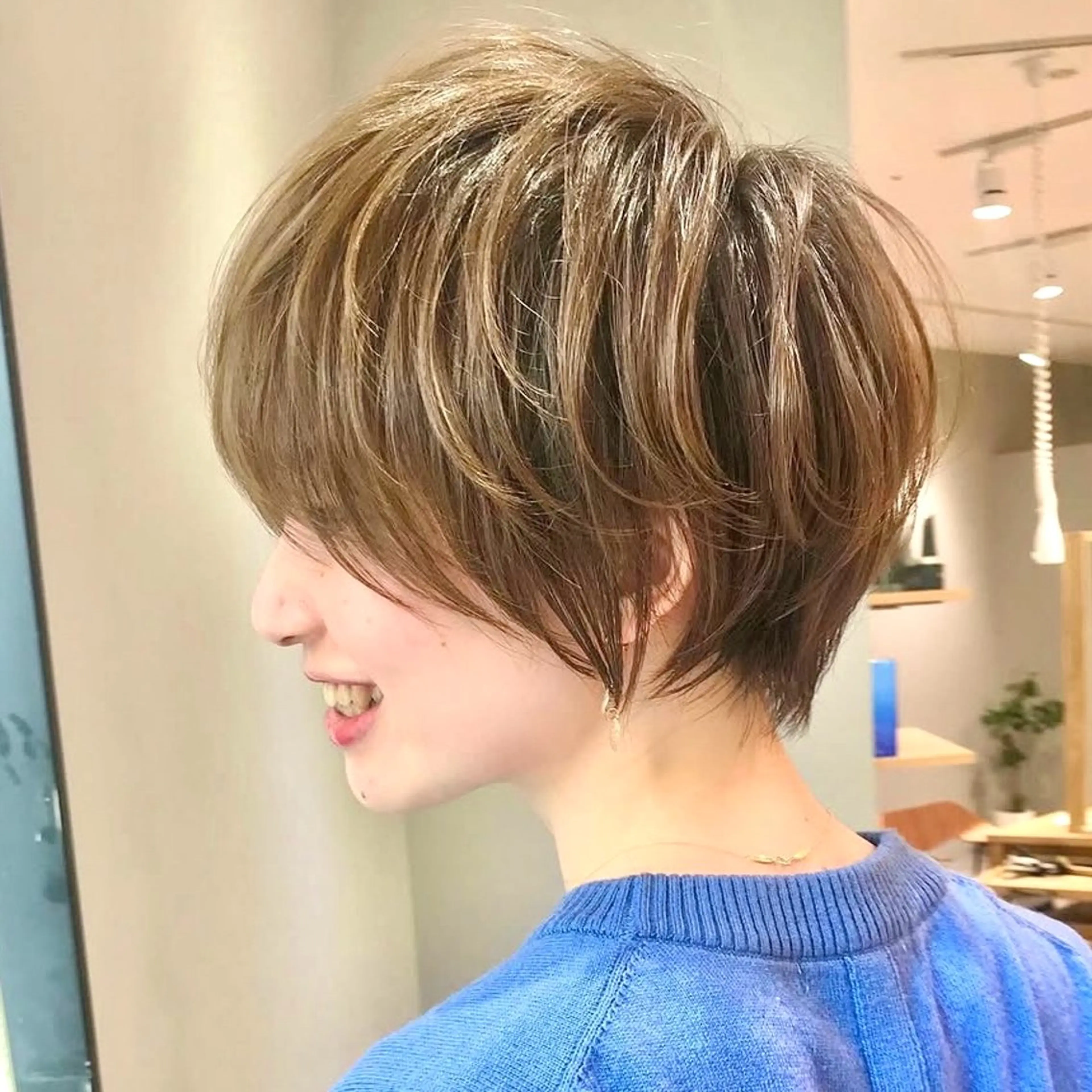 ショート カット ヘアカラー トリートメント 似合わせショート専門 /心斎橋/ユッティーのヘアスタイル