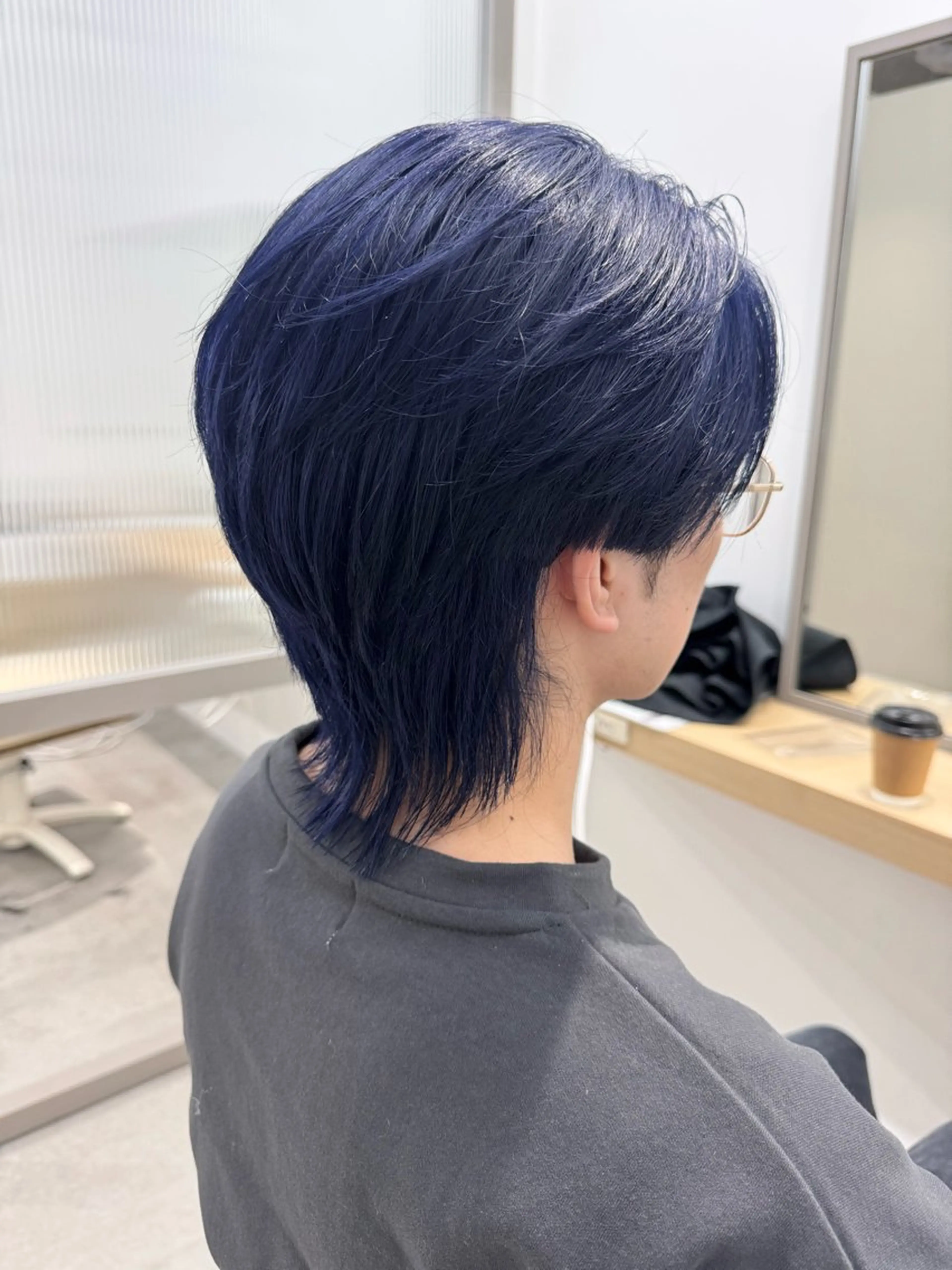 ショート カラー メンズ カット ヘアカラー メンズカット/ ブリーチ/かほのヘアスタイル