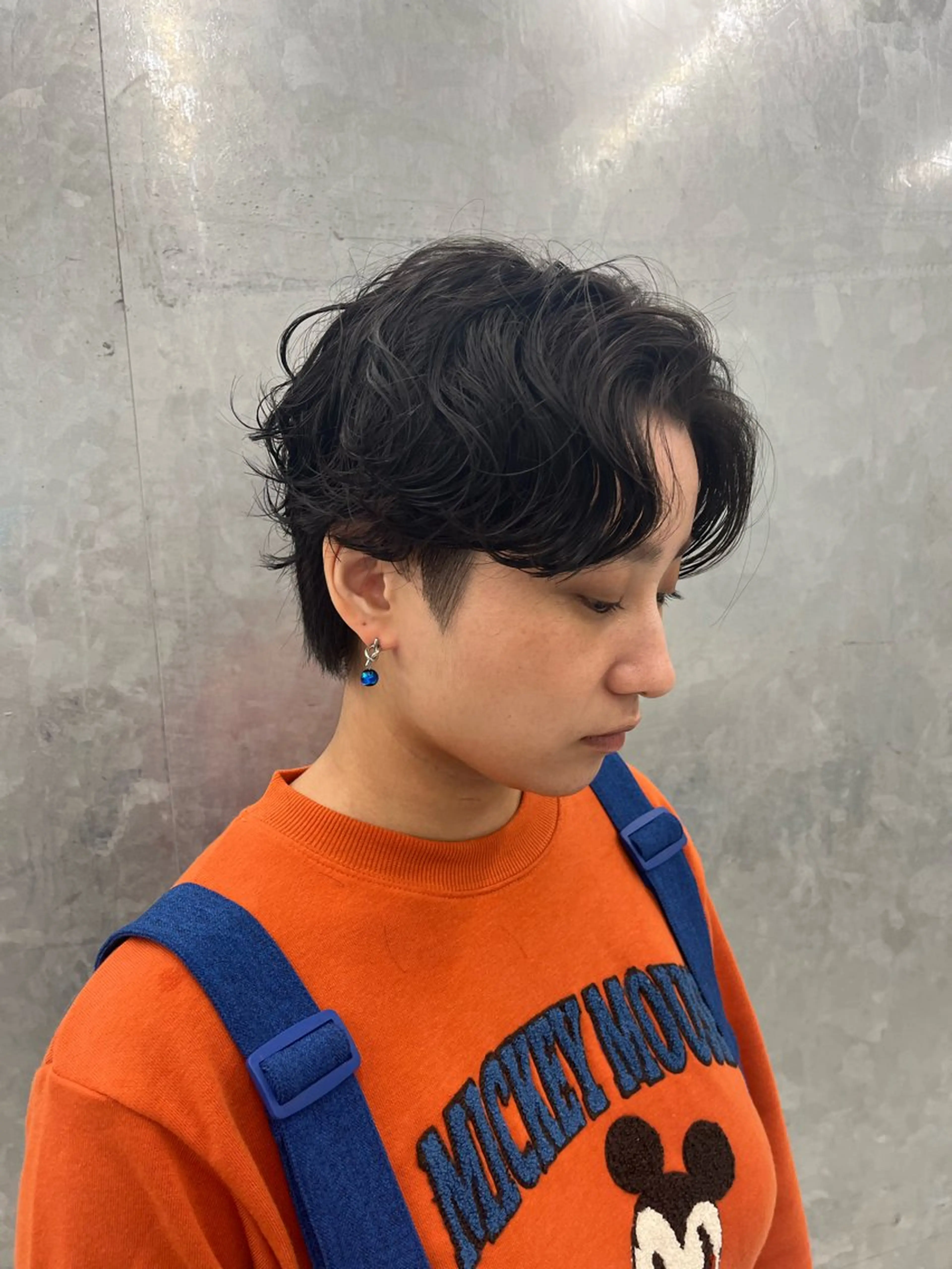 ショート パーマ 神作 汐里　江古田 /透明感カラー🌿のヘアスタイル