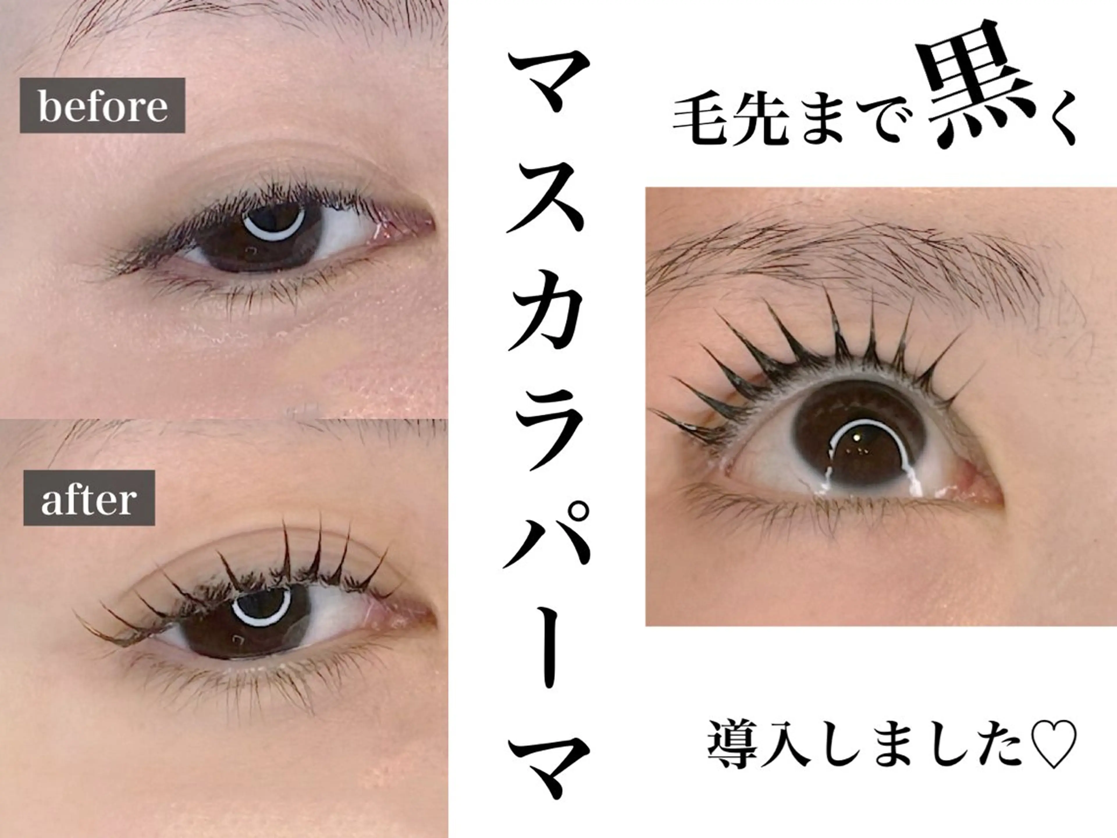 マツエク・マツパ マツパ JASMINE 小橋 愛のマツエク・マツパデザイン