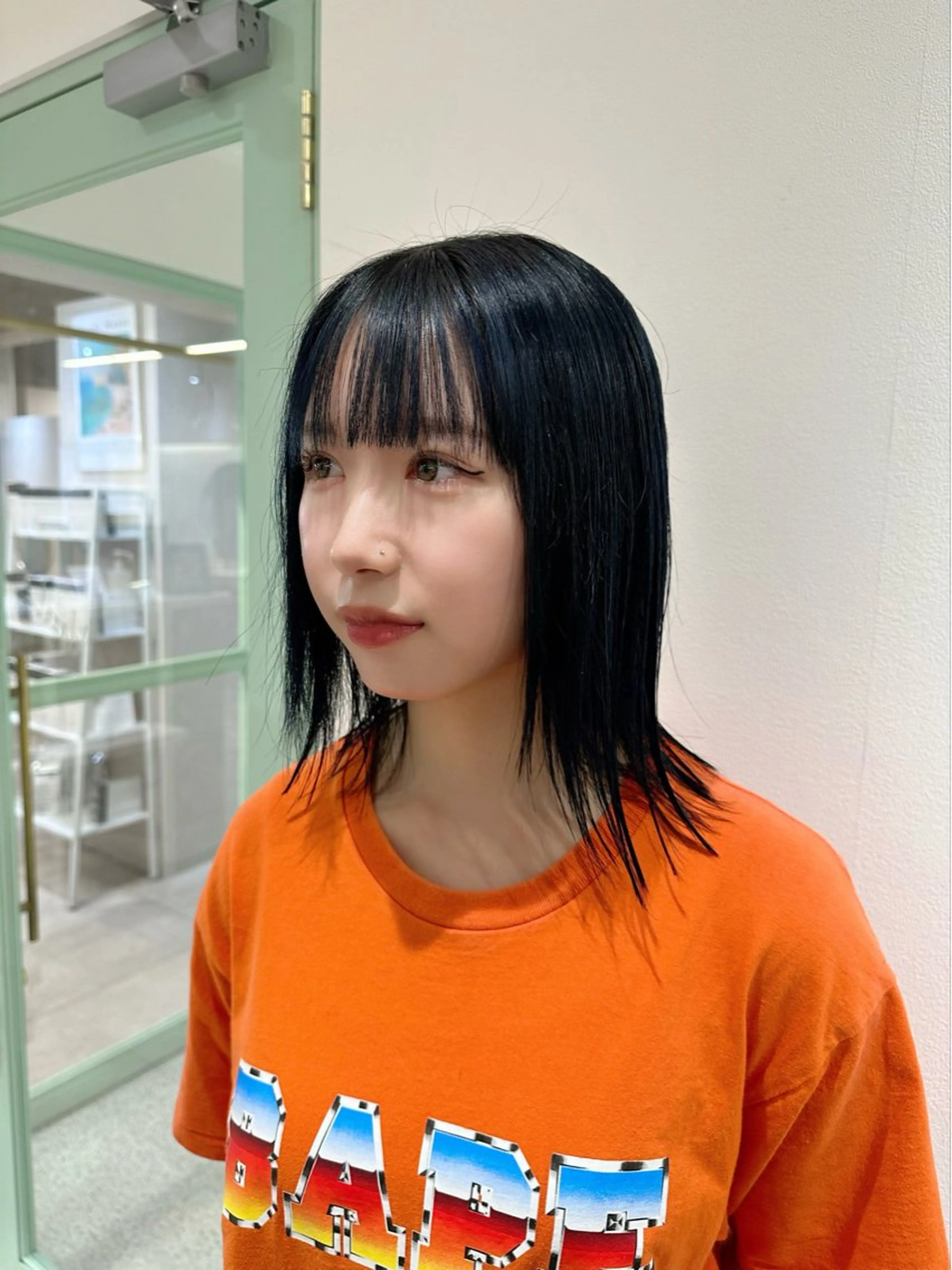 ミディアム カラー ヘアカラー トリートメント ケアブリーチ特化✨/ 艶カラー/エクステのヘアスタイル