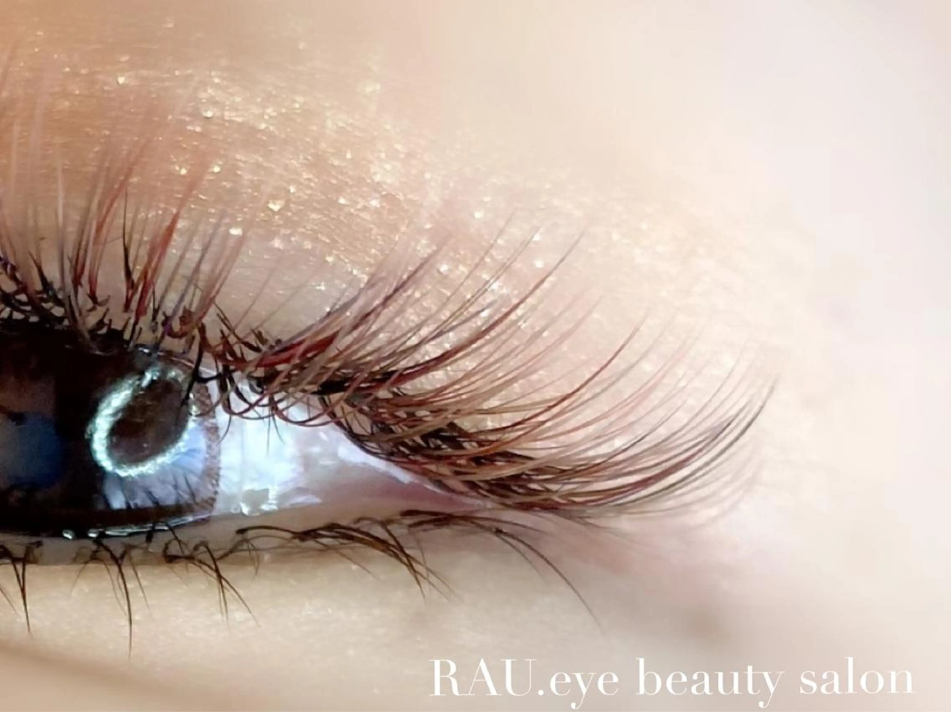 カラー マツエク・マツパ アッシュ グレージュ マツエク まつげと眉毛のお店♪ RAU.eyeのマツエク・マツパデザイン