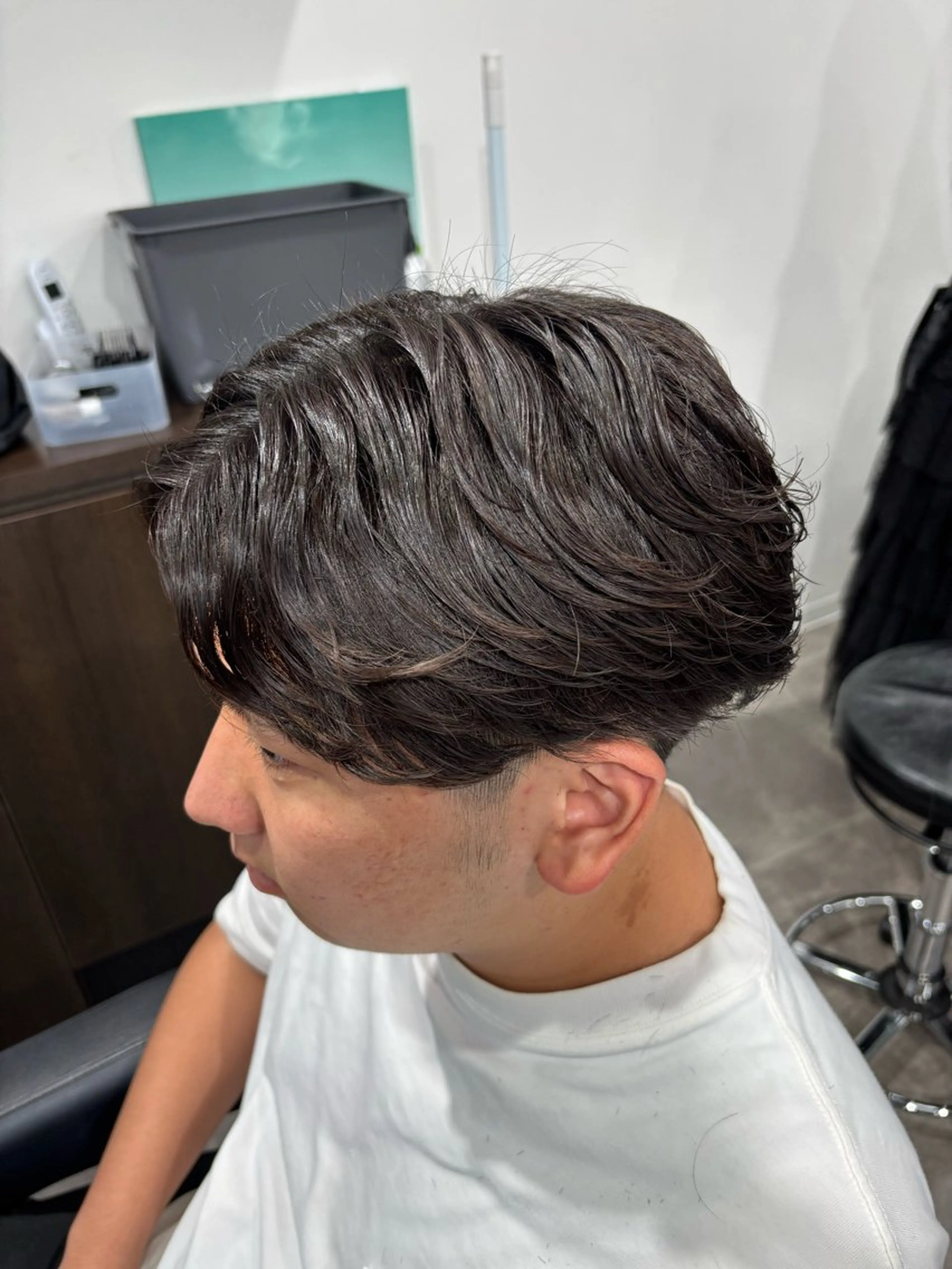 メンズ カット パーマ 🪽直毛男子の救世主 🪽フェザーパーマのヘアスタイル