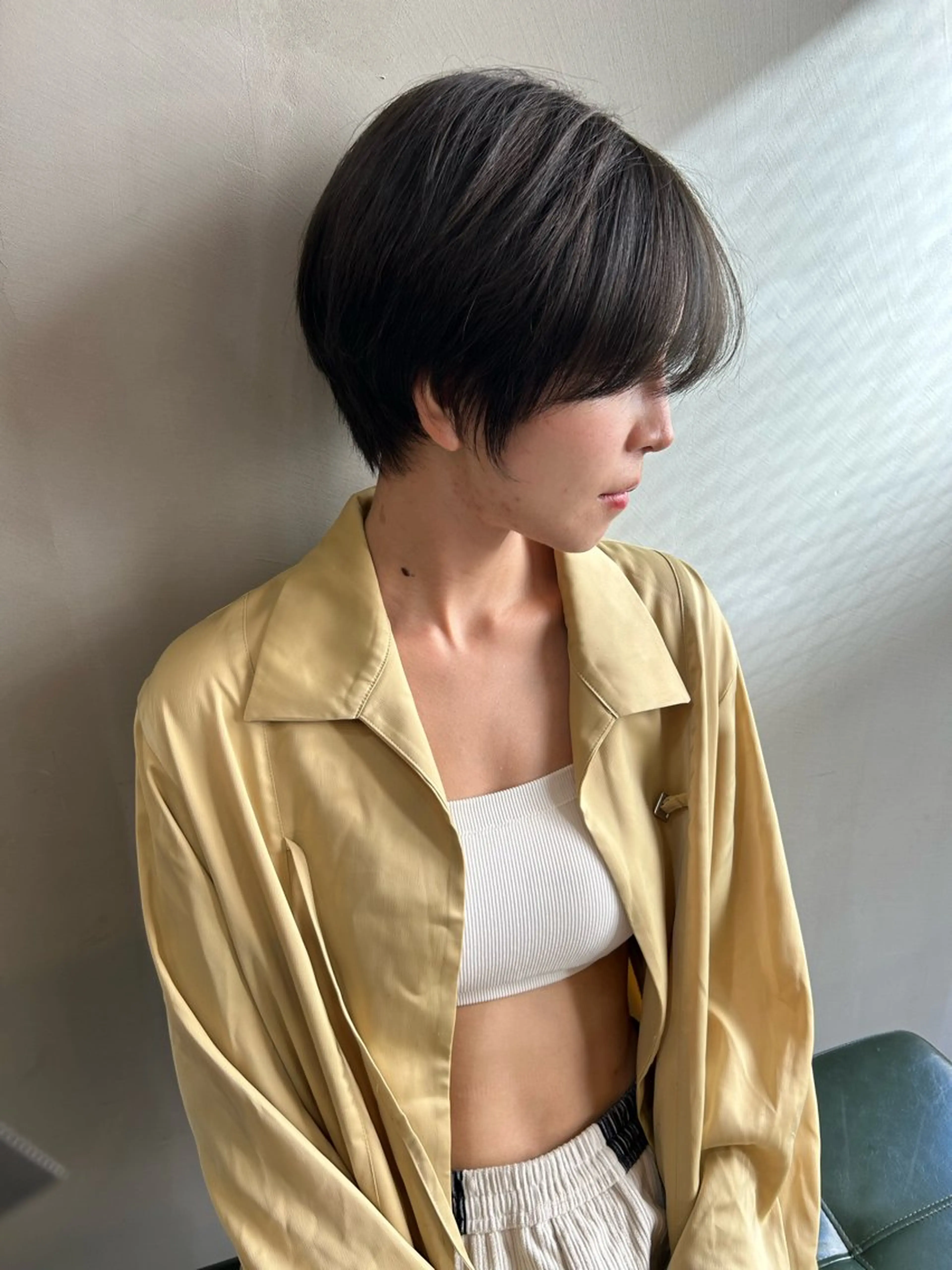 ショート カット ヘアカラー トリートメント ショート/ボブ/ 心斎橋/宮脇美奈のヘアスタイル