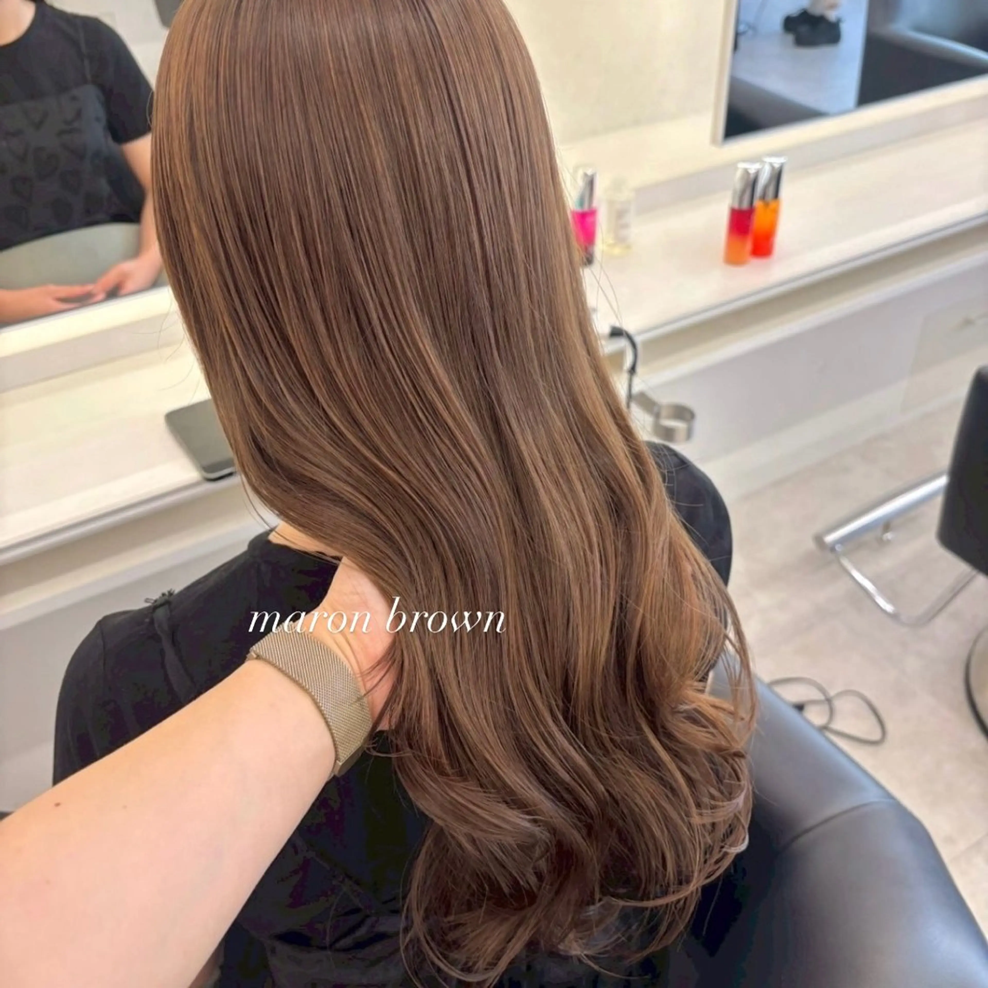 ロング ヘアカラー トリートメント Parve Mix / 根本 梨湖🫧のヘアスタイル