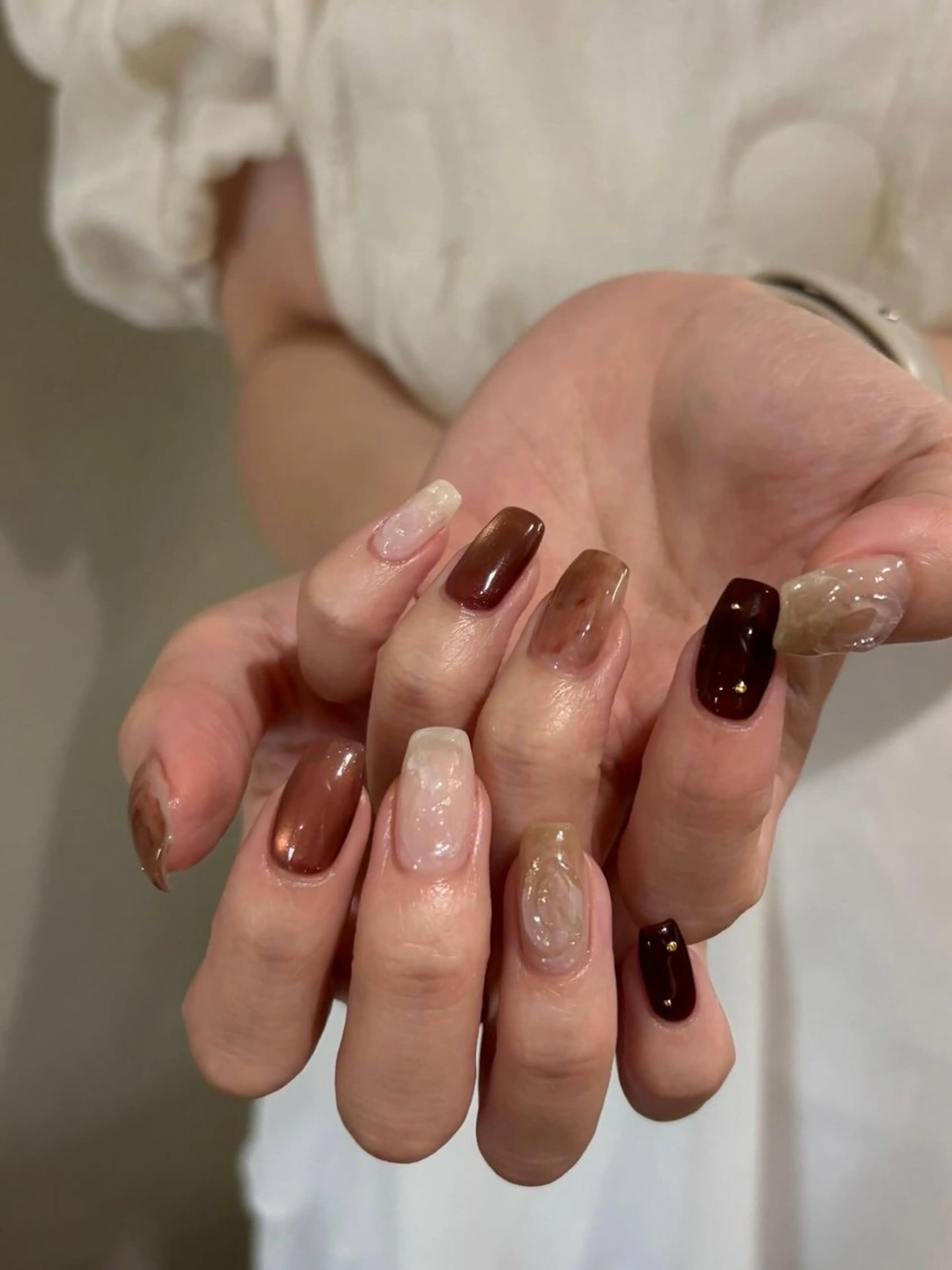 ネイル ニュアンスネイル emi 🧸のネイルデザイン