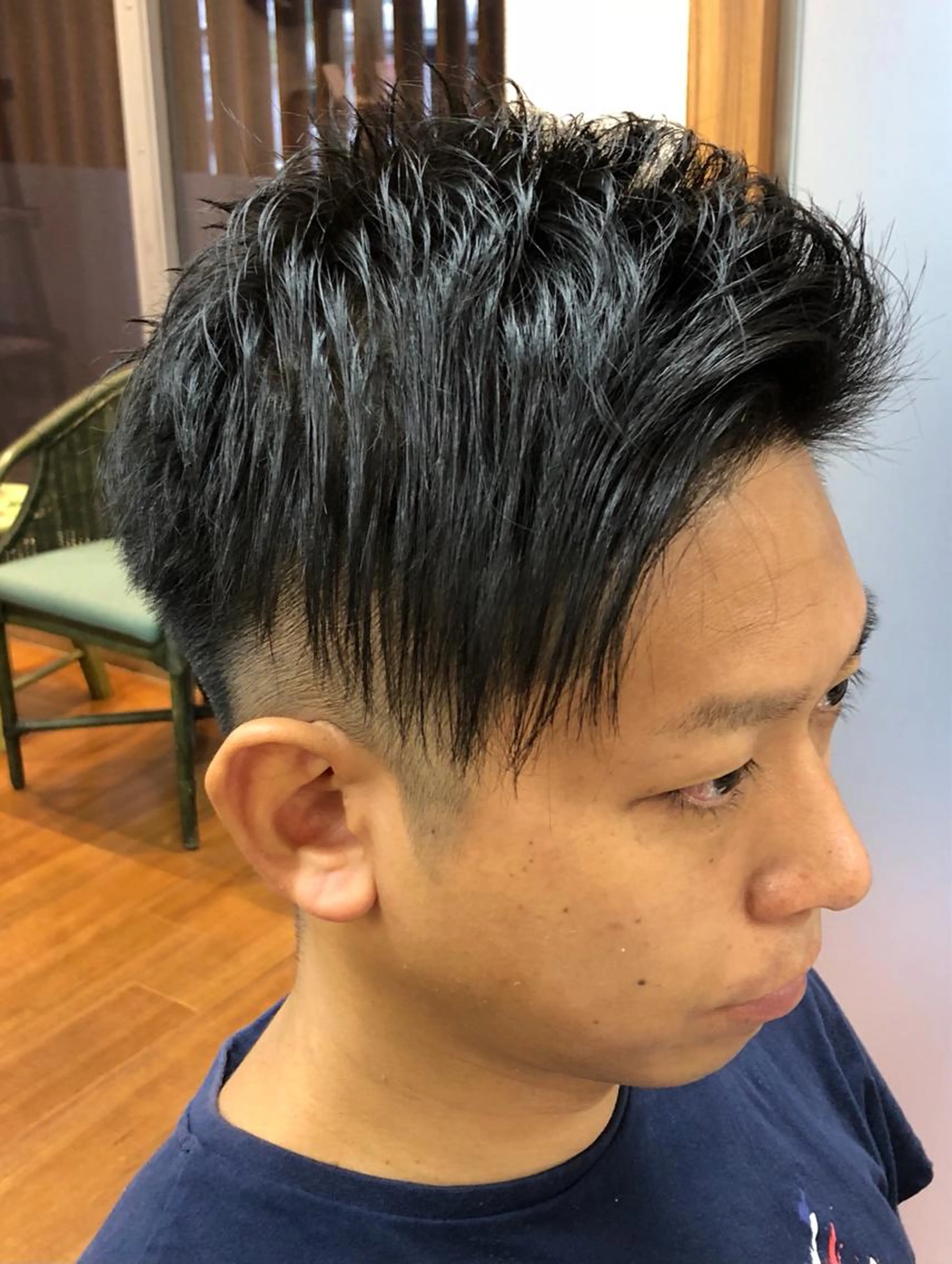 メンズカット+シェービング(眉もヒゲも⭕)+シャンプーブローの写真