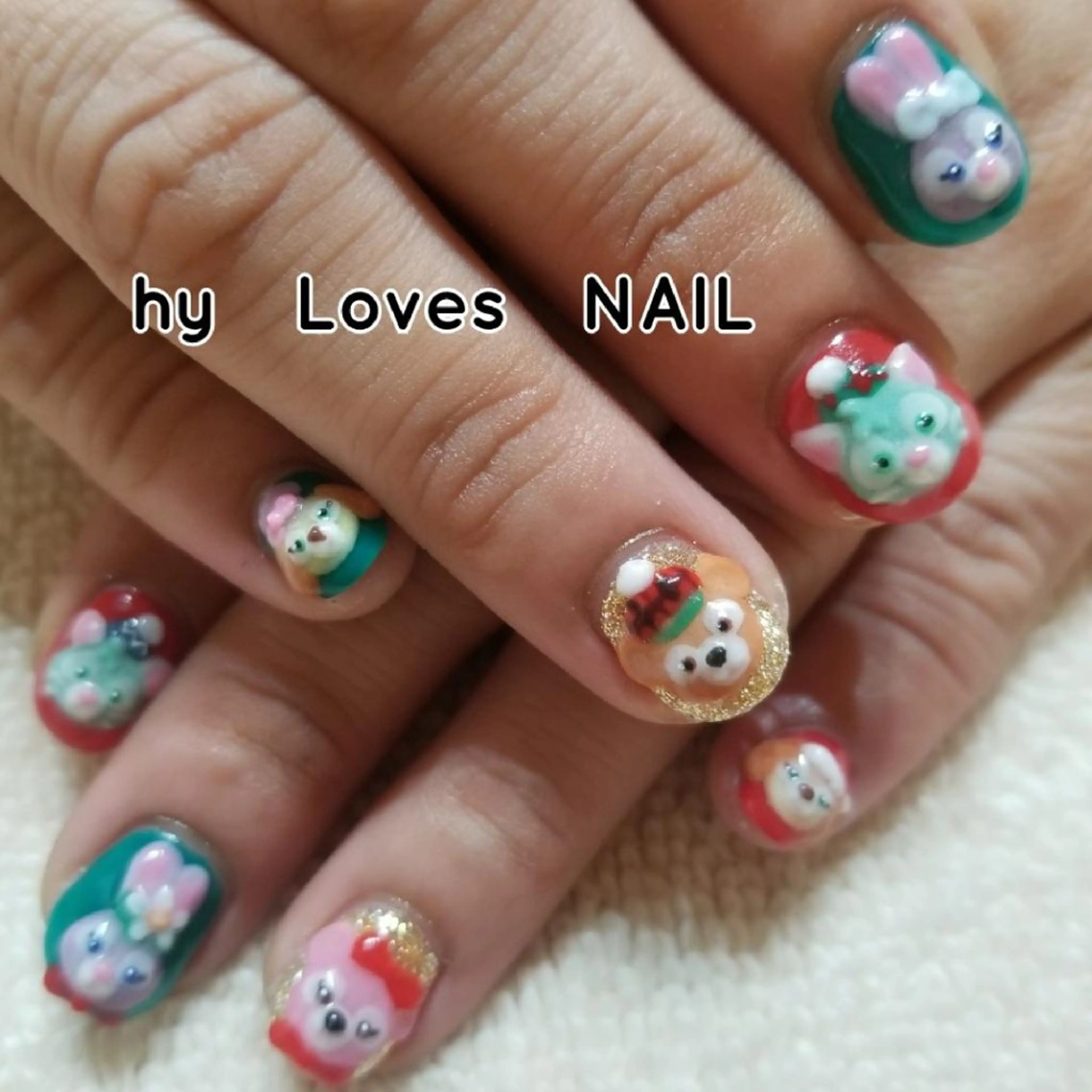 ネイル 冬ネイル クリスマス ハンドネイル よしだ ひろきのネイルデザイン