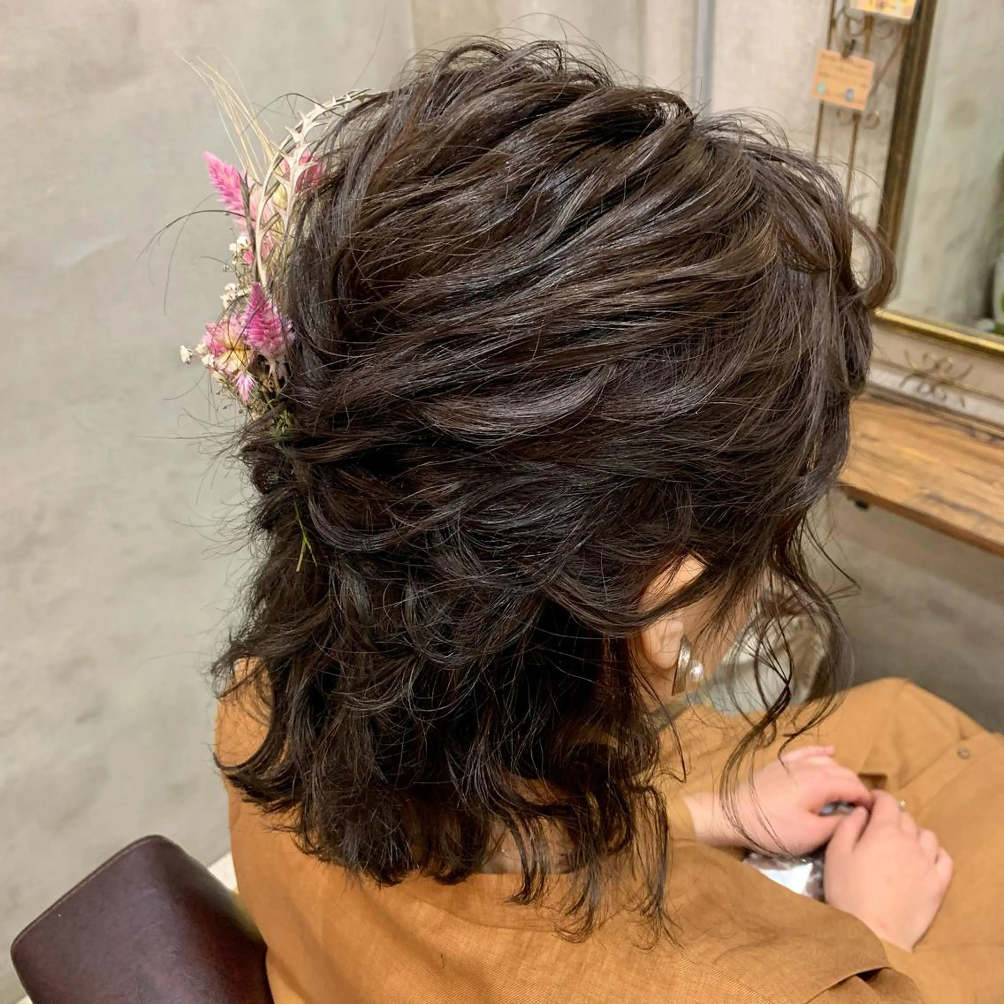 ミディアム まつパ・ヘアセット ♡Chinami♡のマツエク・マツパデザイン