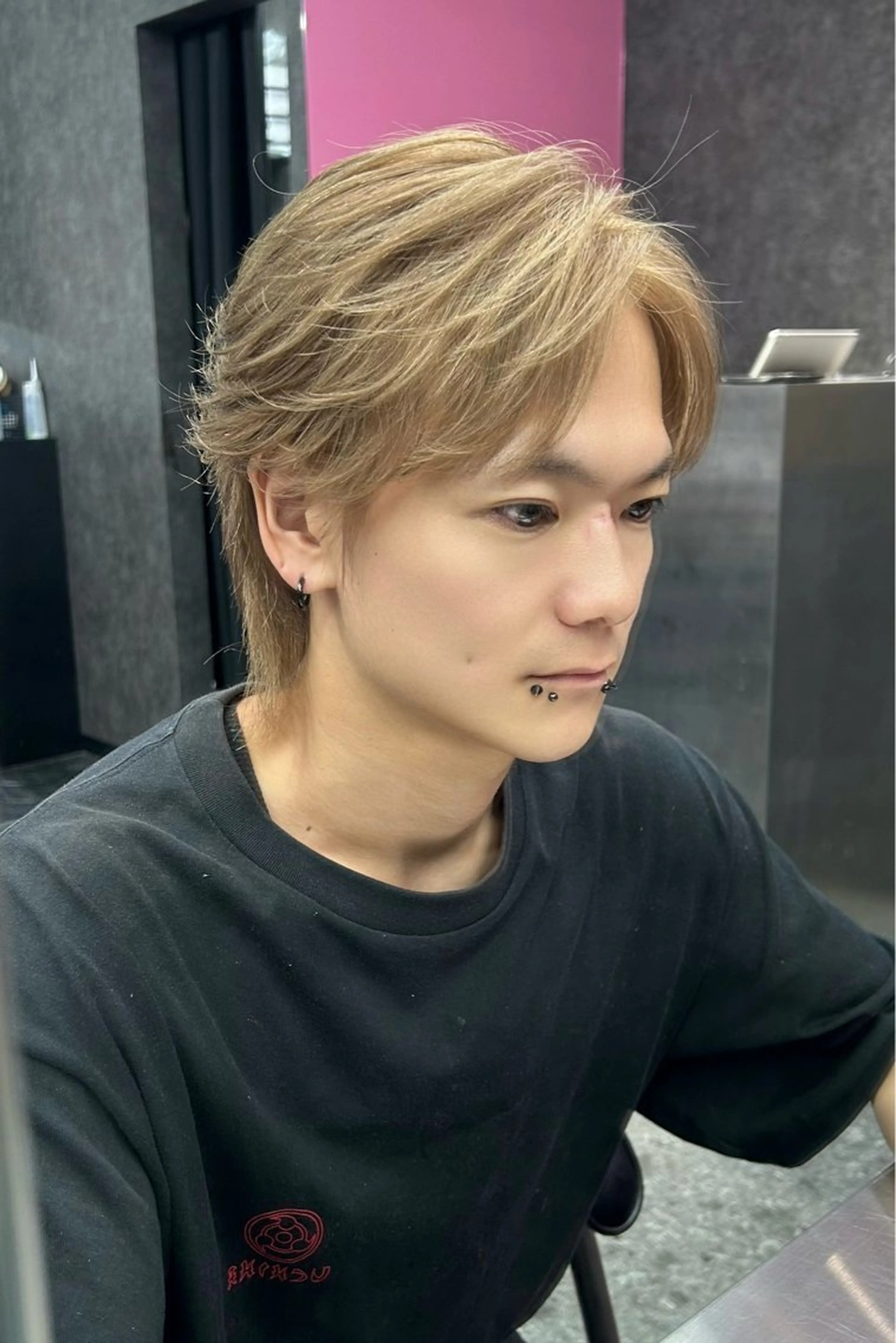 ショート カラー メンズ カット ヘアセット メンズスタイリスト 前田雄輝のヘアスタイル