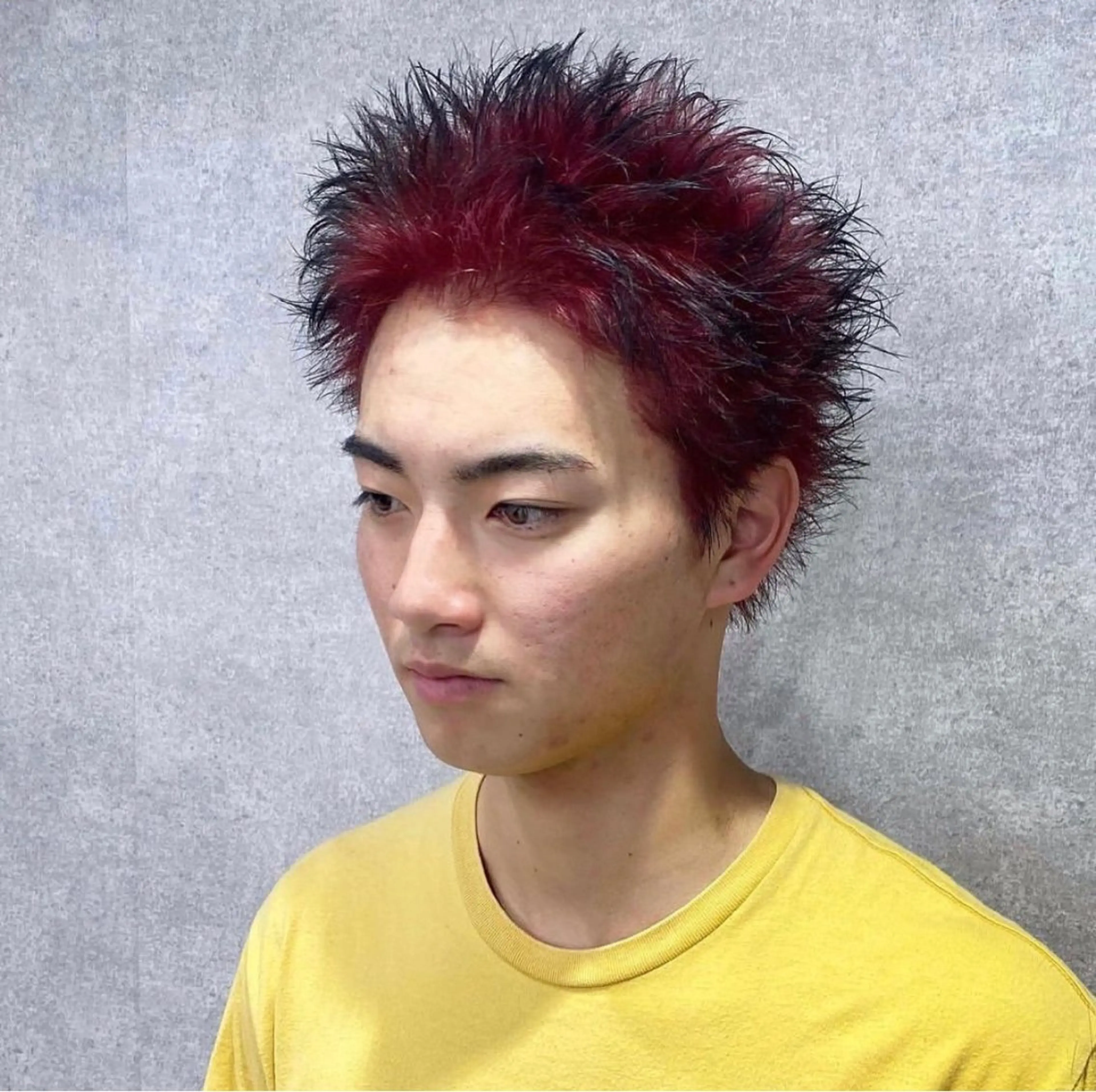 ショート カラー パーマ メンズ 🔥メンズ 特化🔥菊水皐暉🔥のヘアスタイル