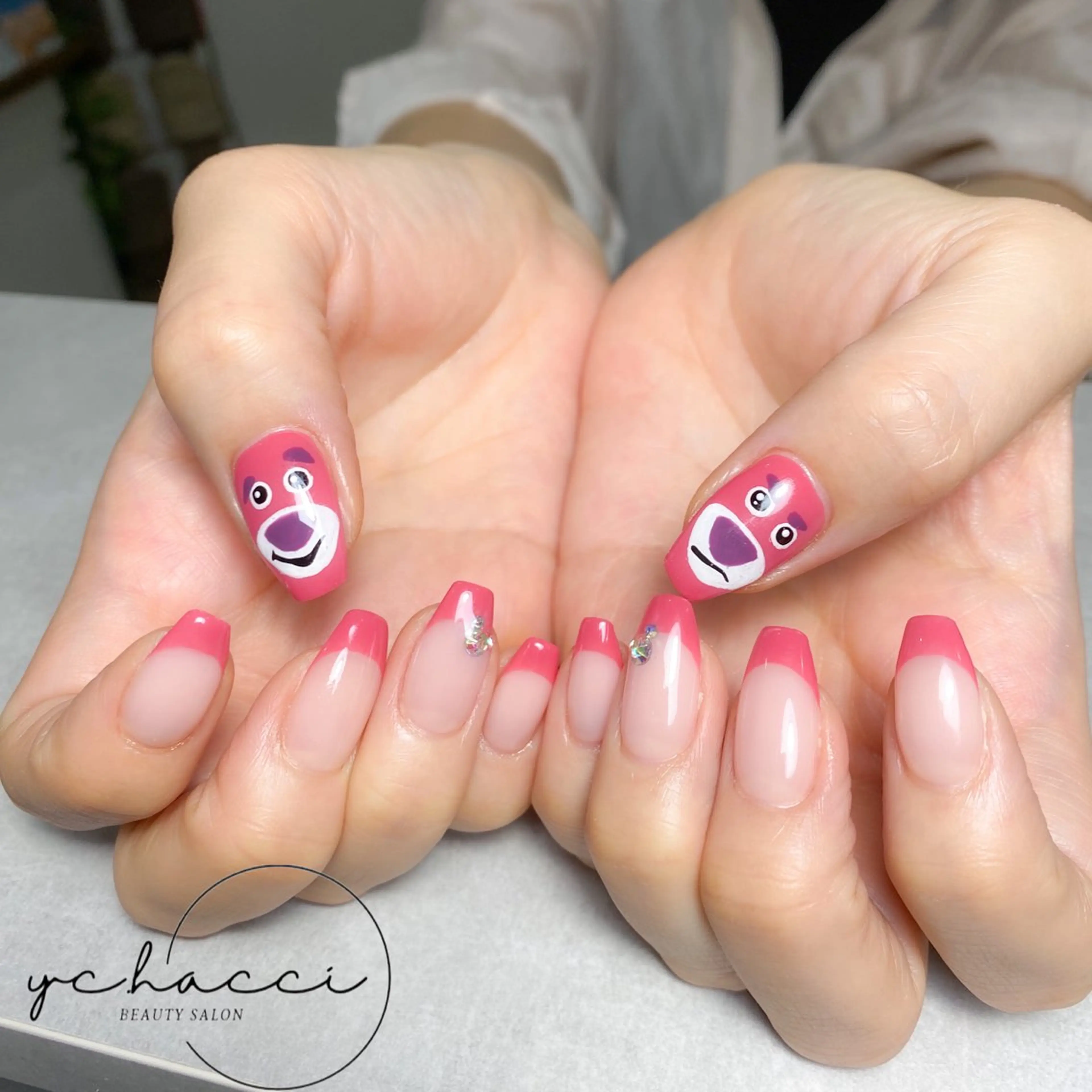 ネイル アートネイル フレンチネイル ハンドネイル SALON yc.hacciのマツエク・マツパデザイン