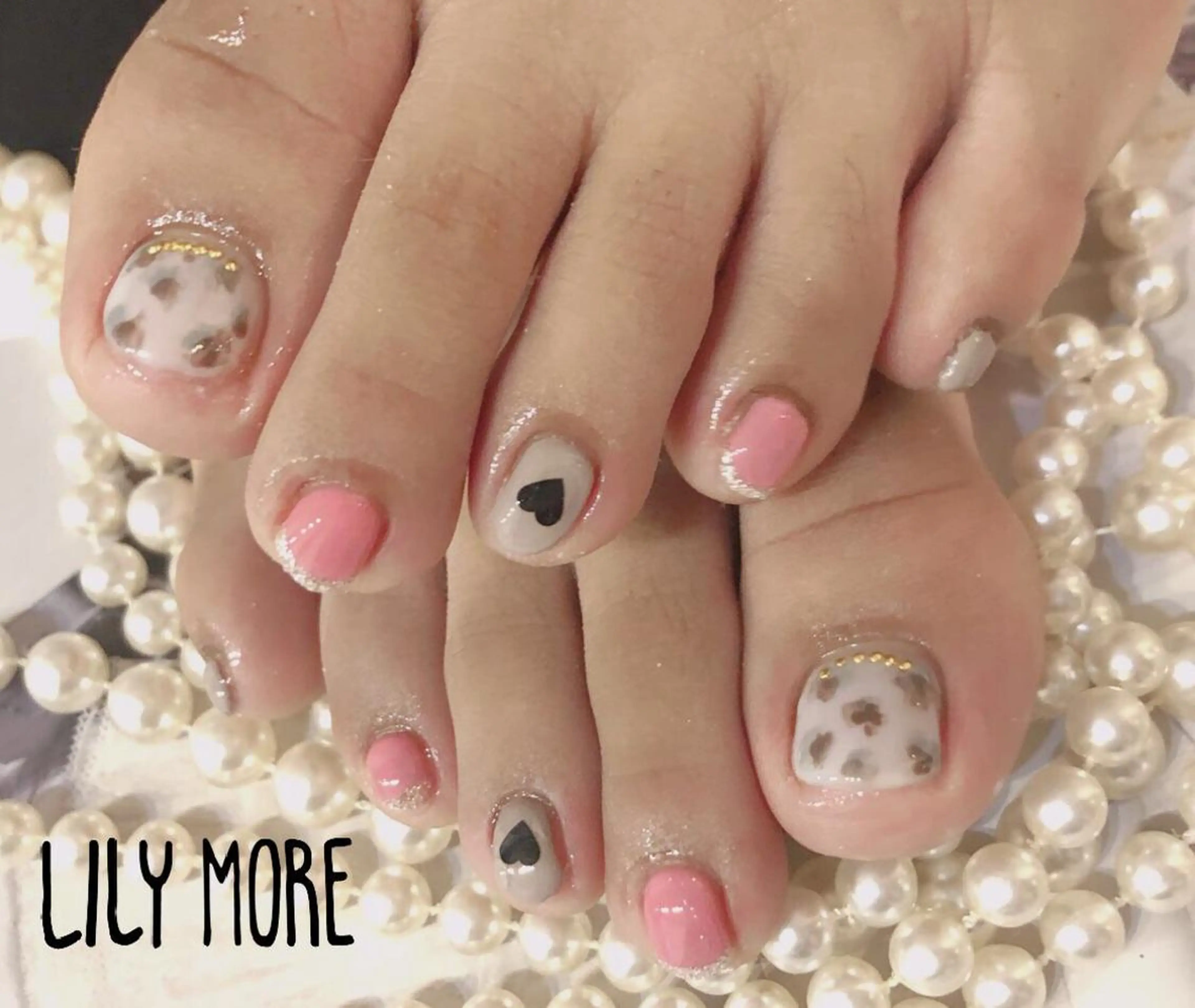 ネイル べっ甲ネイル Lily closetのネイルデザイン