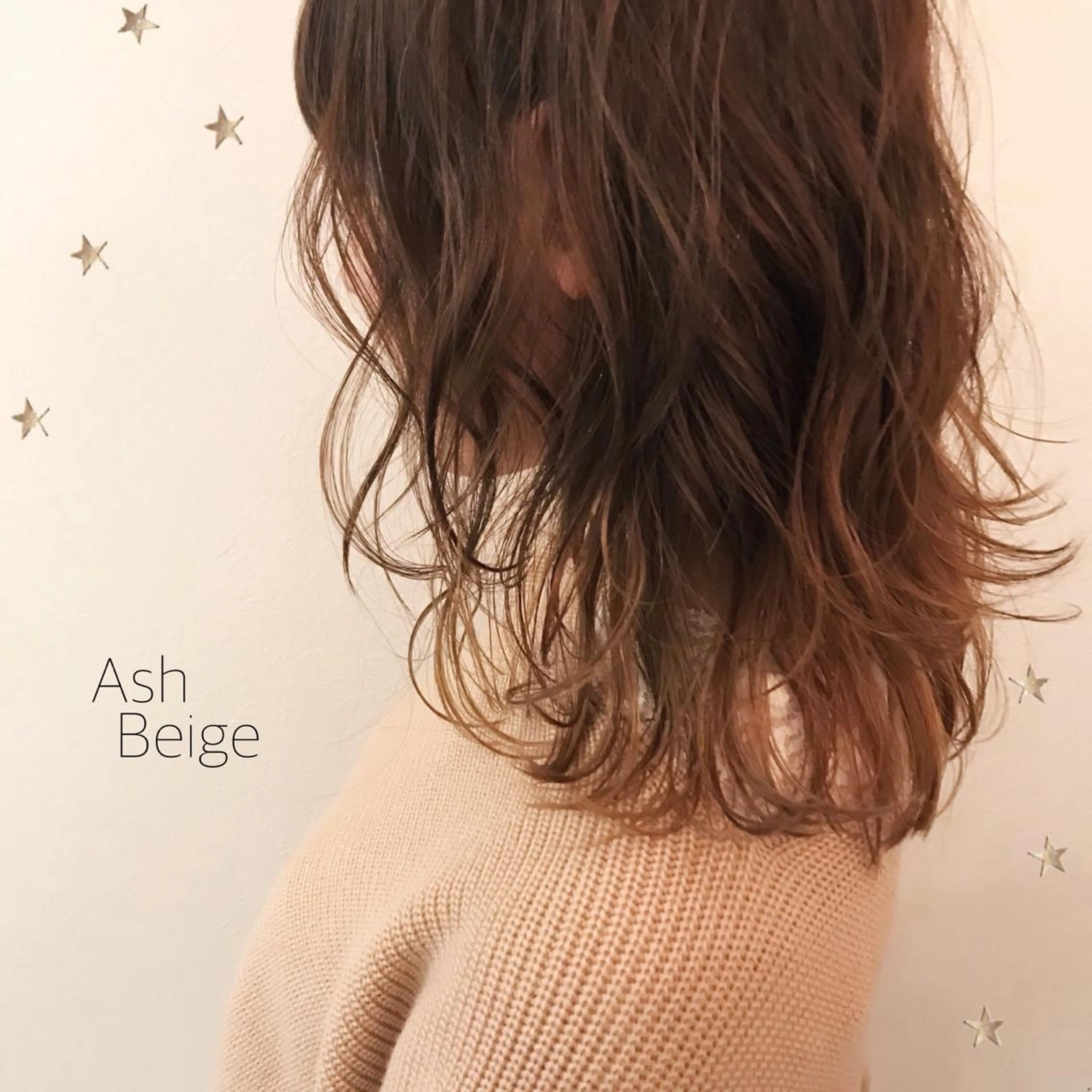 ミディアム カラー 市川 千夏のヘアスタイル