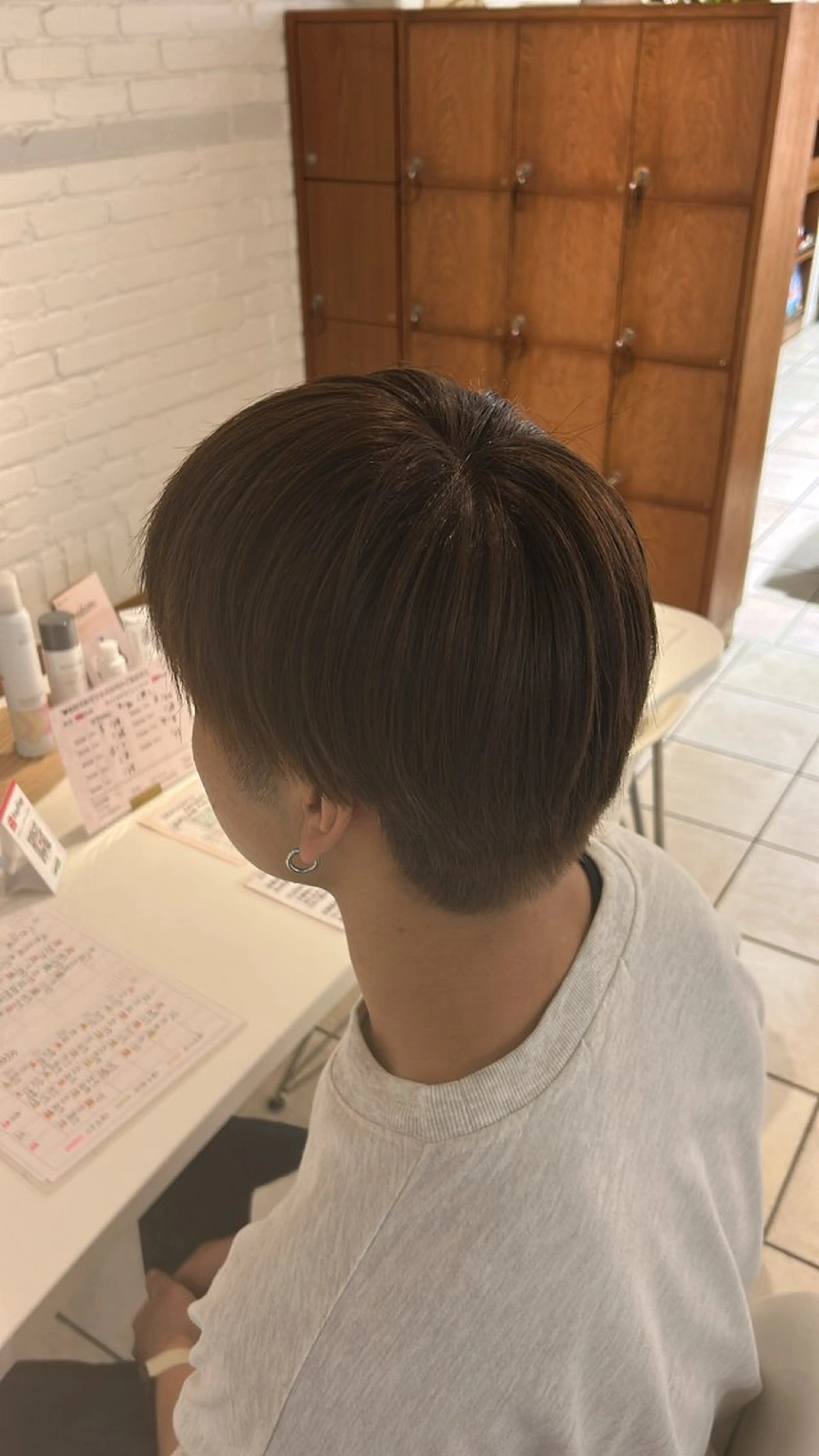 メンズ カット ヘアカラー なかしま しおん🫧🩵のヘアスタイル