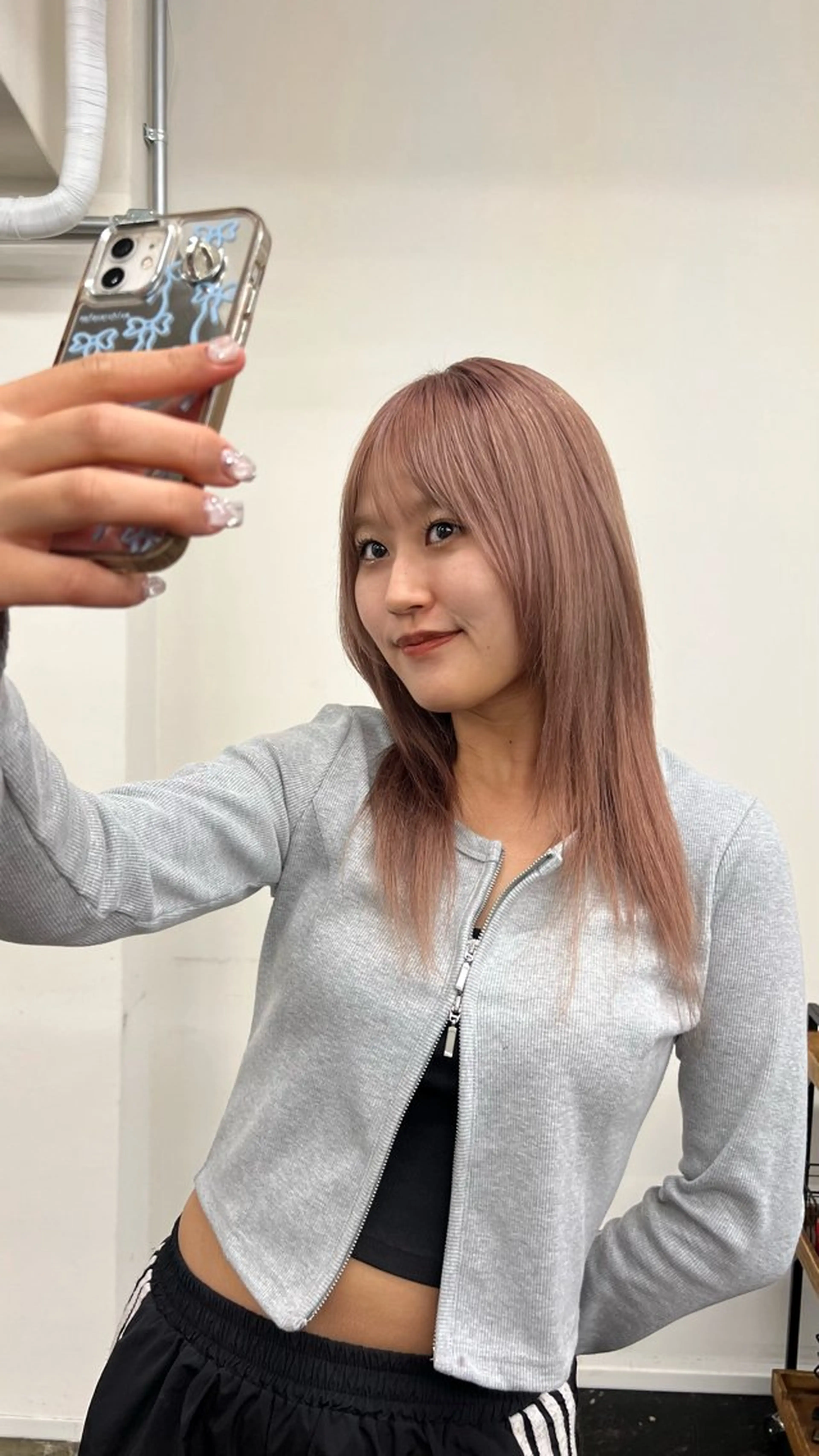 セミロング カラー ヘアカラー トリートメント ミディアムレイヤー/ 艶カラー🎀　emiのヘアスタイル