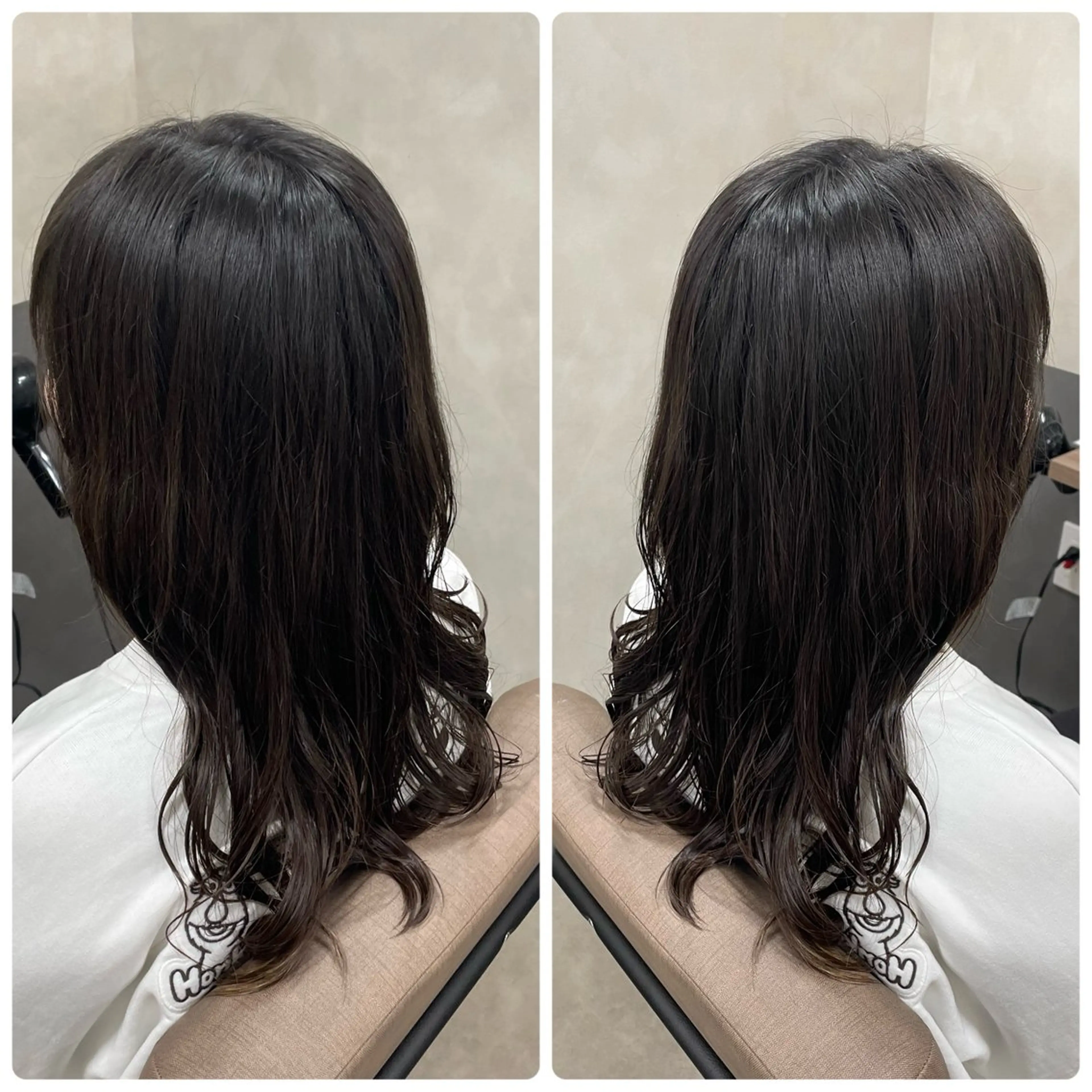 ロング パーマ 石川 晴那のヘアスタイル