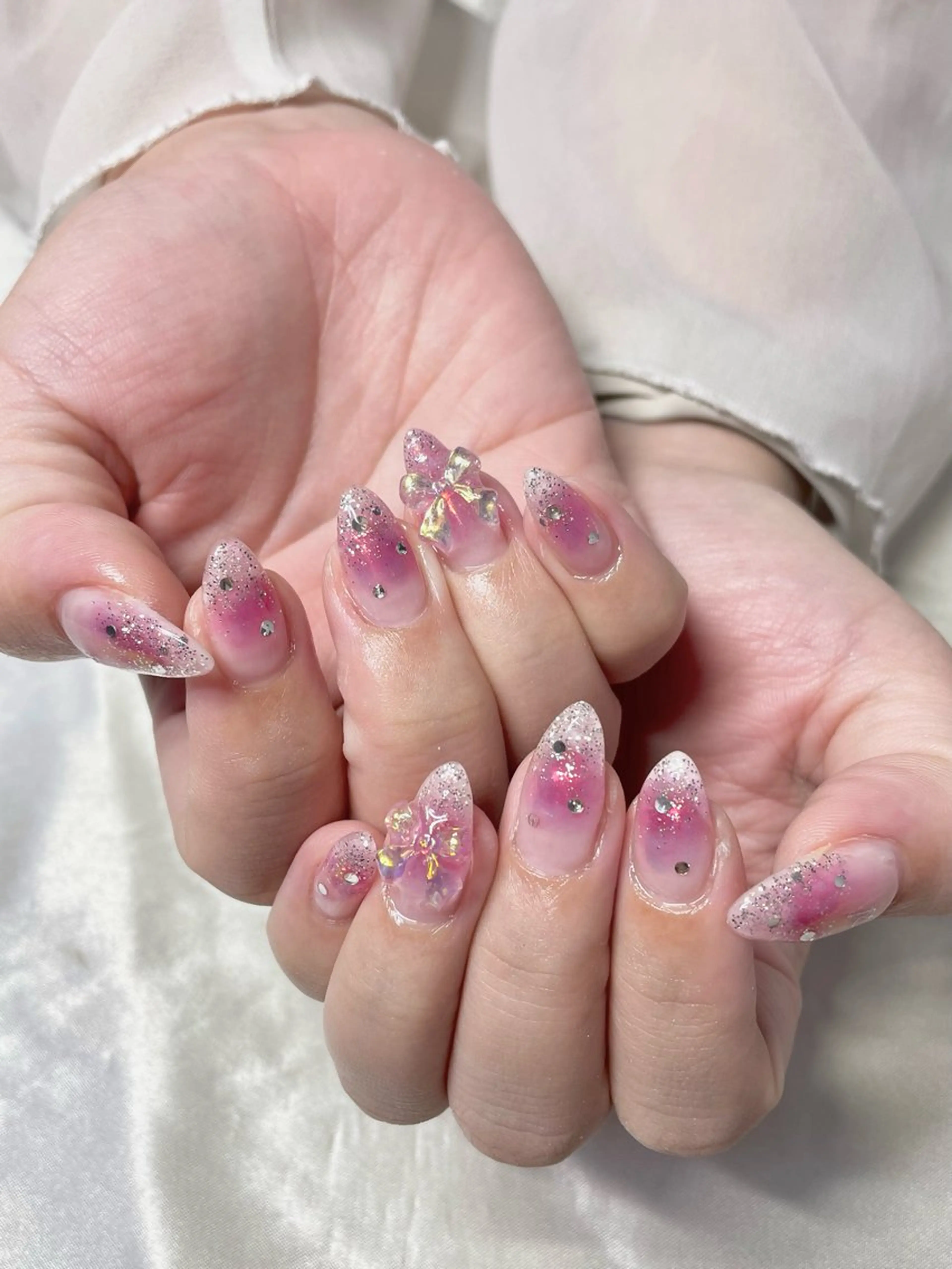ネイル 長さ出し ハンドネイル RUMI nailのネイルデザイン
