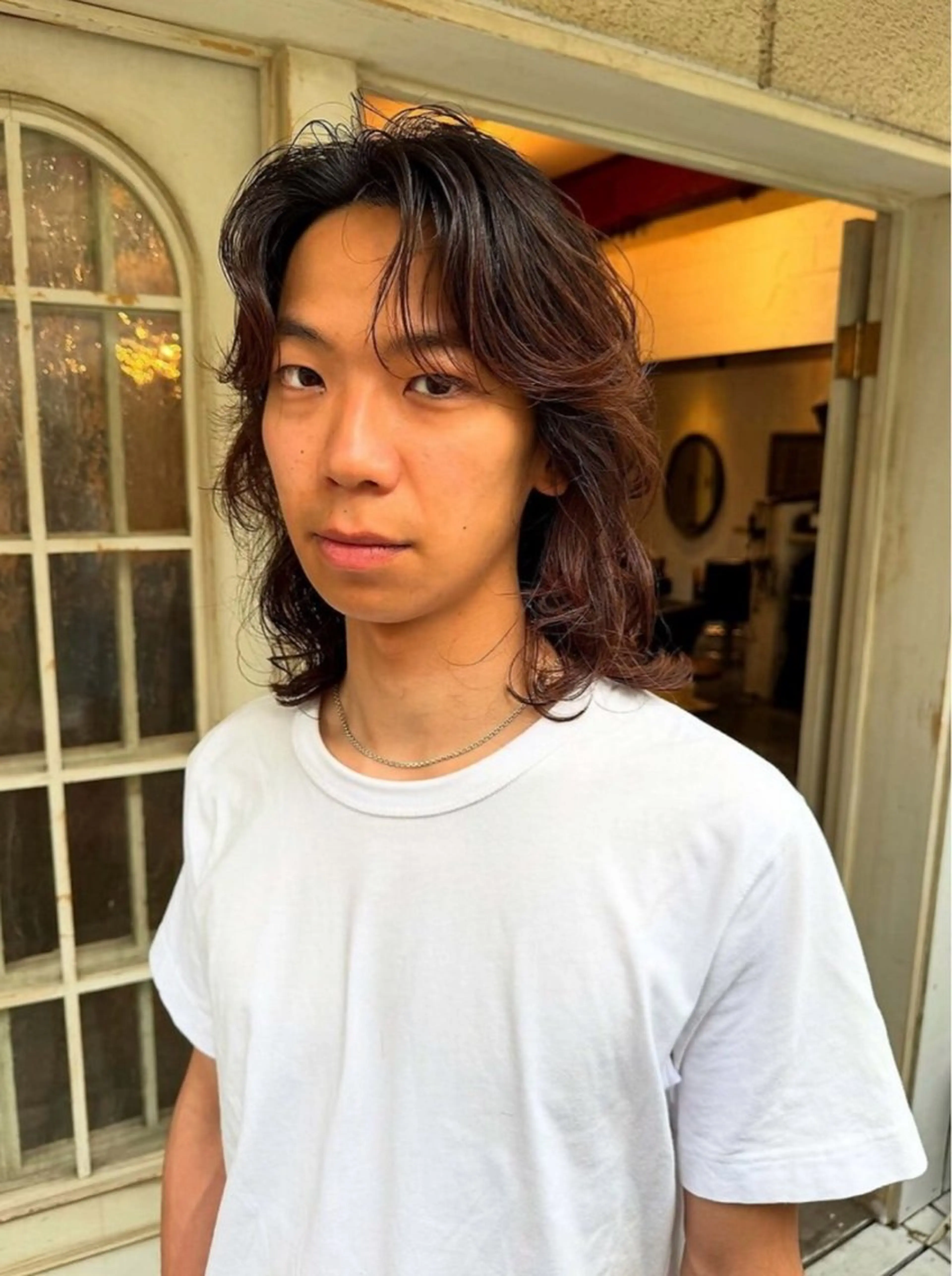 ミディアム カラー 表参道／似合わせカラ ー/西嶋大翔のヘアスタイル