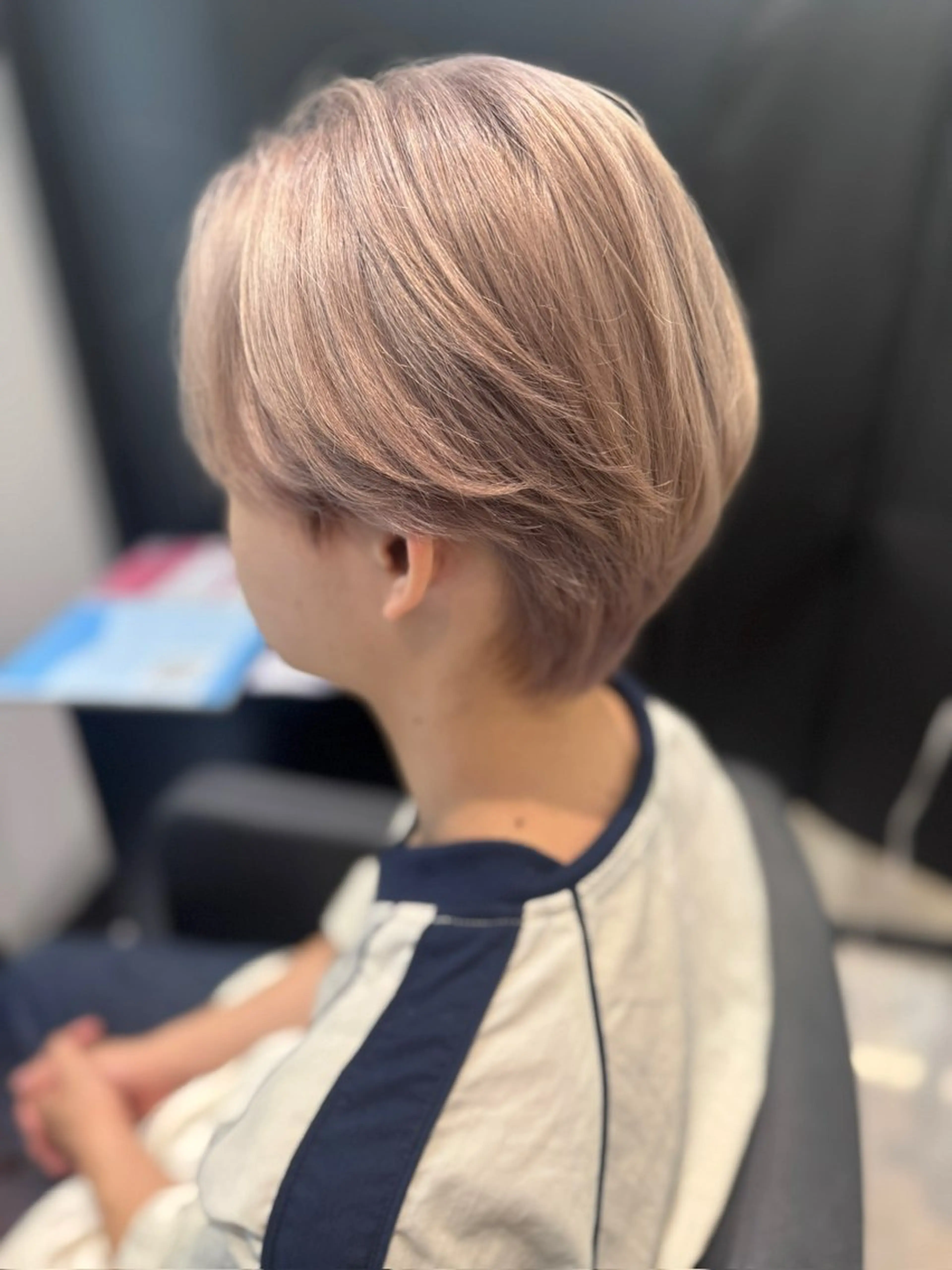 カラー メンズ カット ヘアカラー 韓国風スタイル 北田陸斗のヘアスタイル