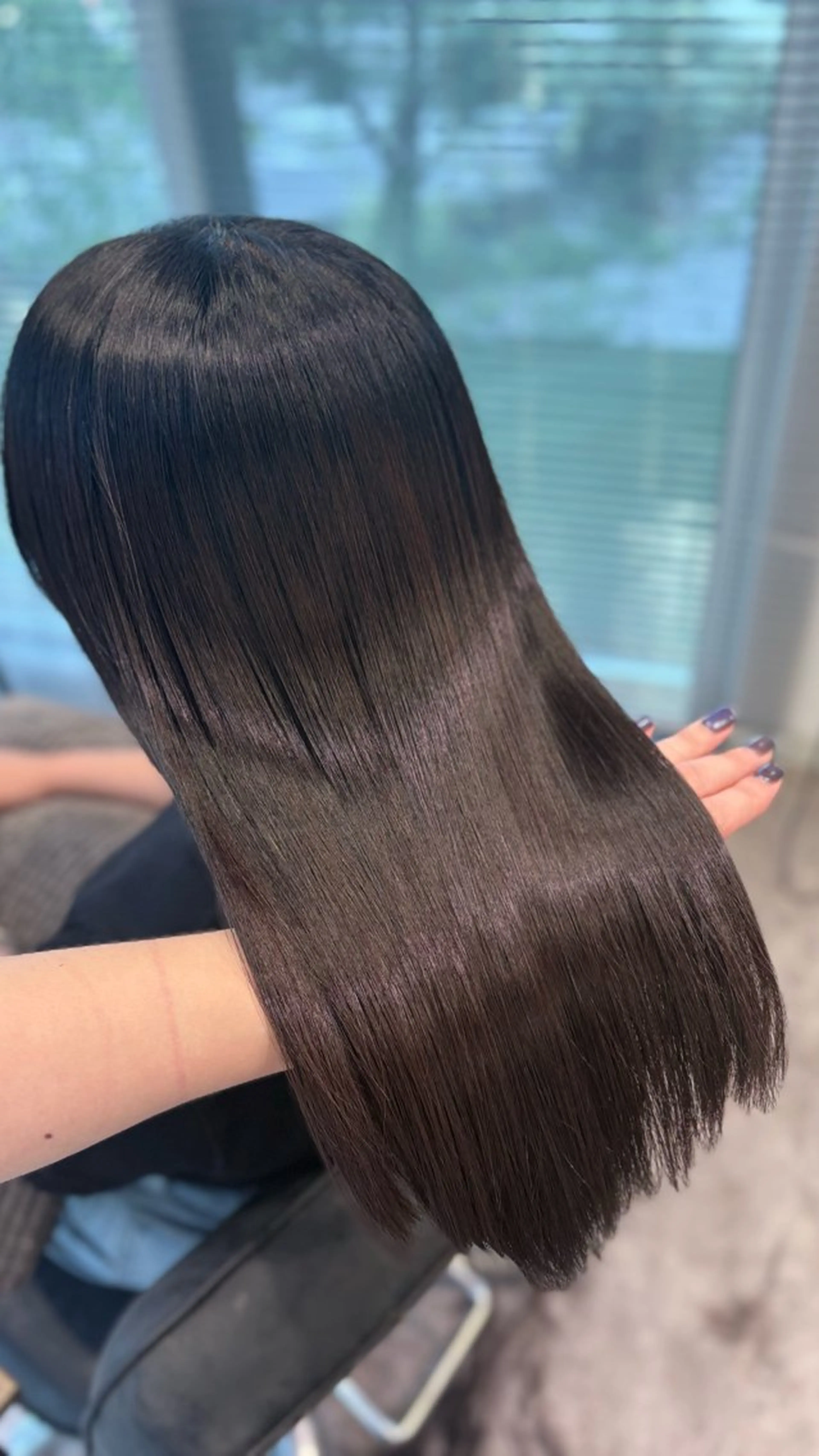 ロング パーマ 縮毛矯正 カットモデル✂️ ゆうかのヘアスタイル
