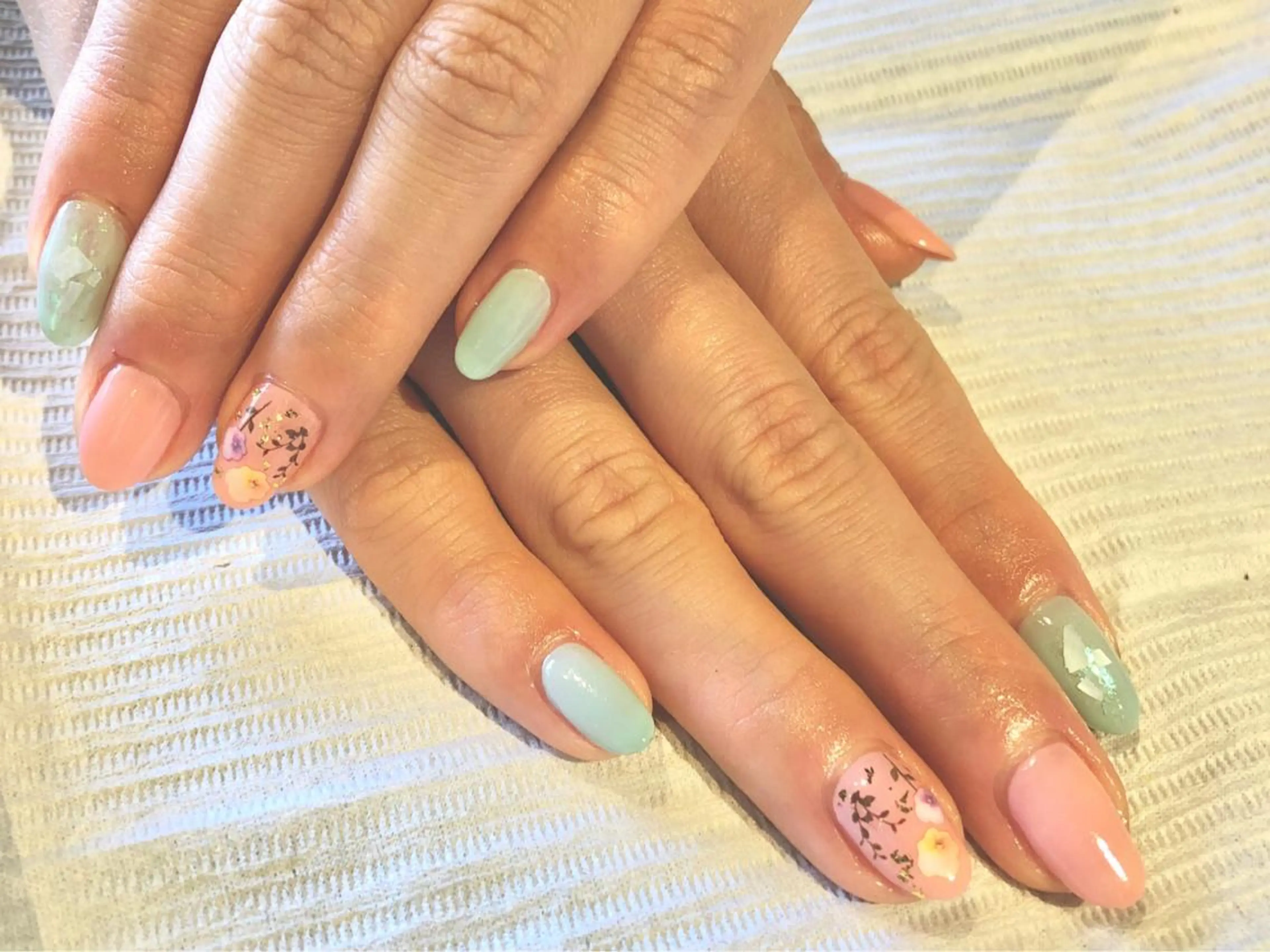 ネイル フラワーネイル TRAM-nail moriizumiのネイルデザイン