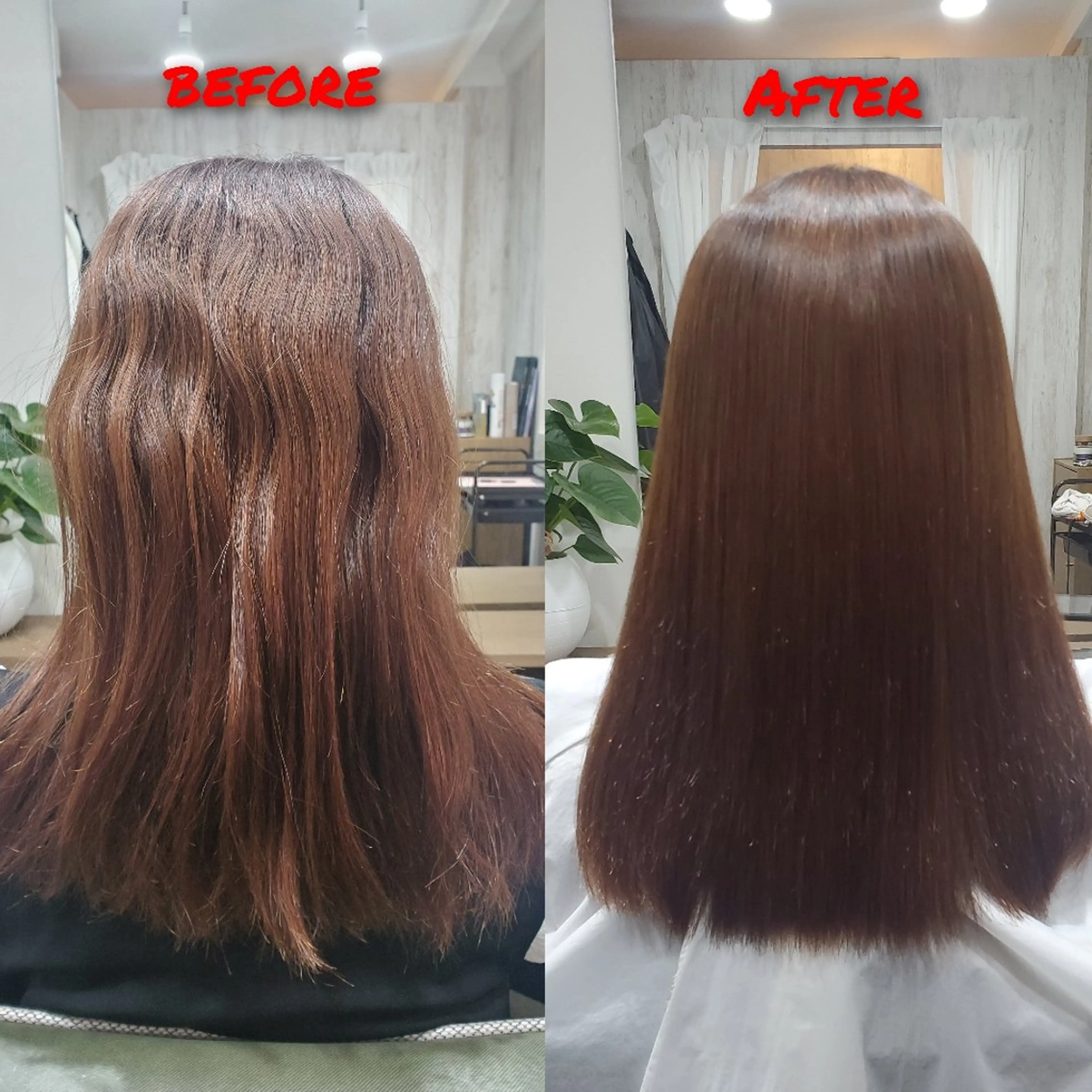 ロング カット ヘアカラー 縮毛矯正 トリートメント 個室美容室 TOMO 美髪縮毛✨のヘアスタイル